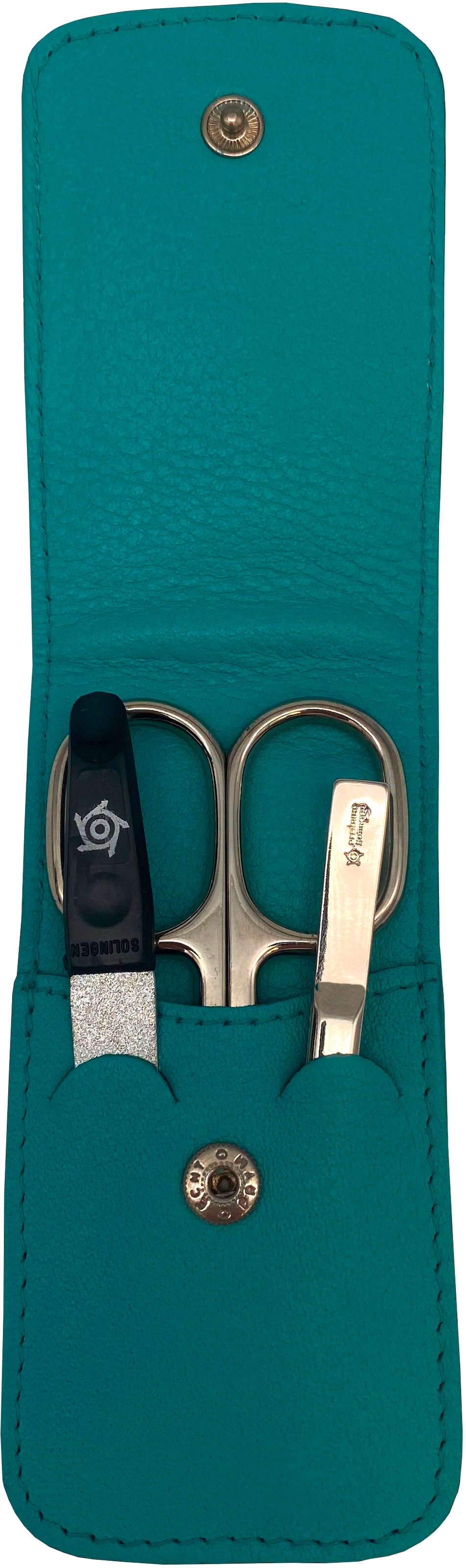 PFEILRING Maniküre-Etui, (3 tlg.), Nappaleder
