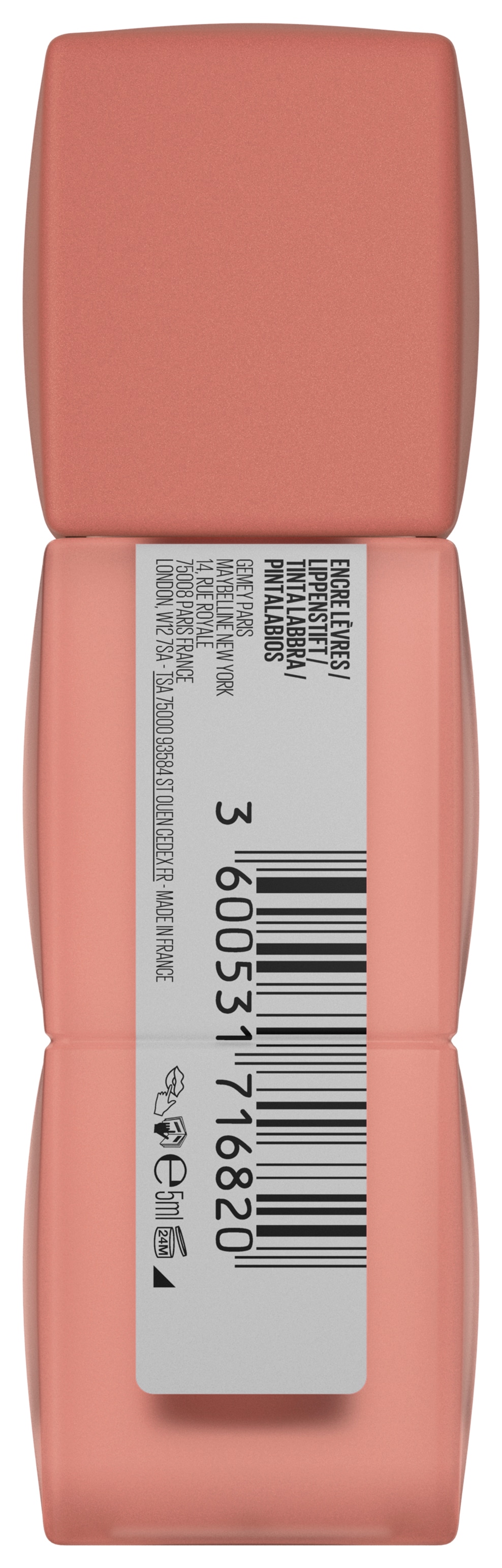 MAYBELLINE NEW YORK Lippenstift »Super Stay Teddy Tint« mit weichem Teddy-Applikator