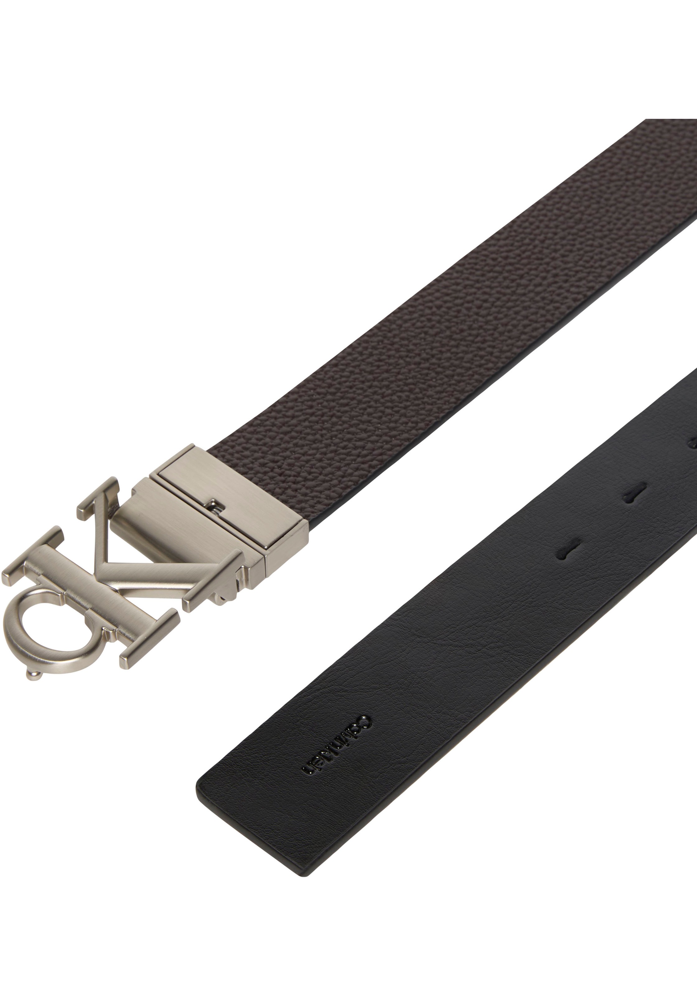 Calvin Klein Ledergürtel »CK BUCKLE TUMBLED 35MM ADJ/REV« Umkehrbar