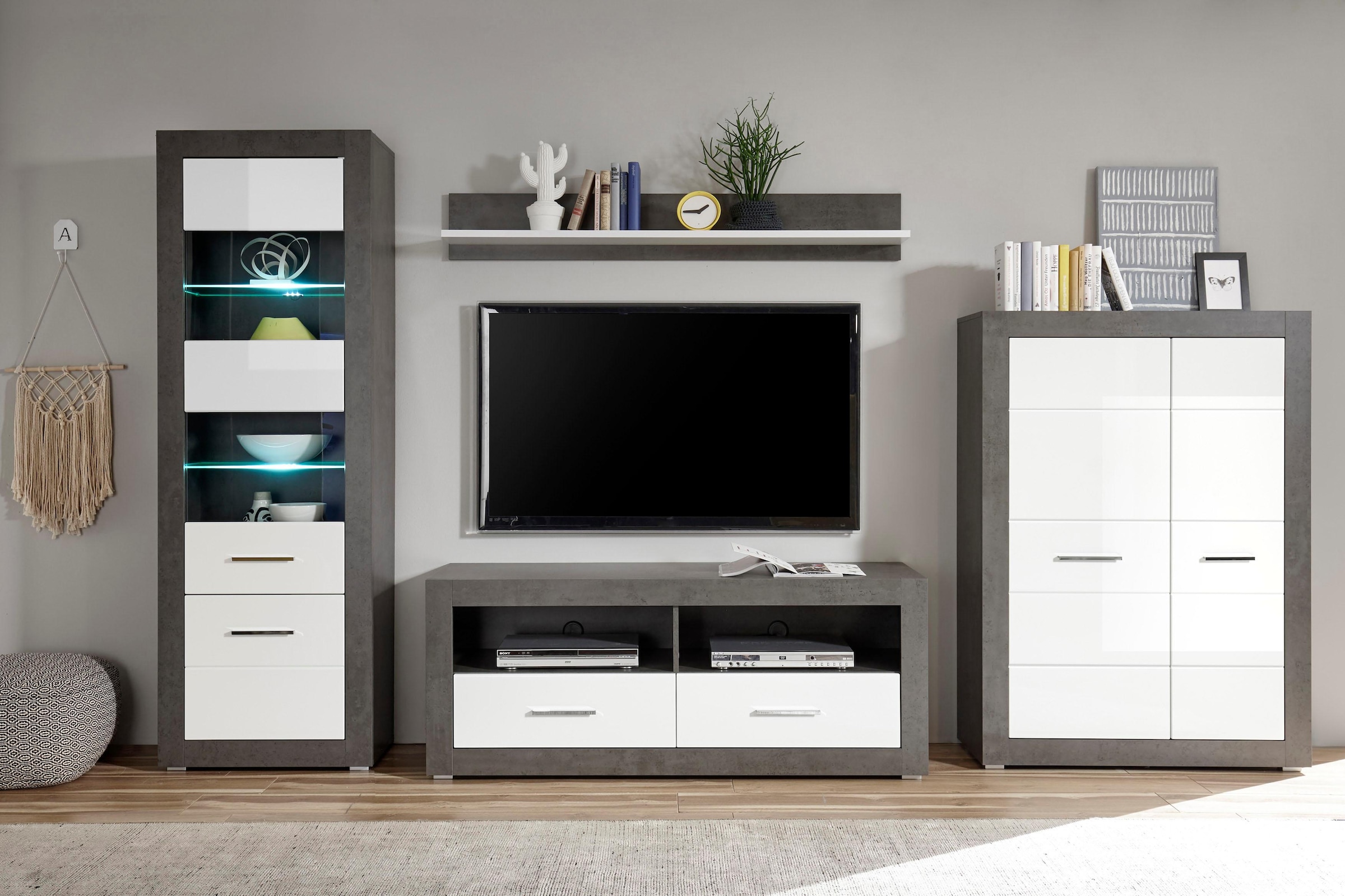 Home affaire Wohnwand »Etero« Set, 4 Stk. tlg.