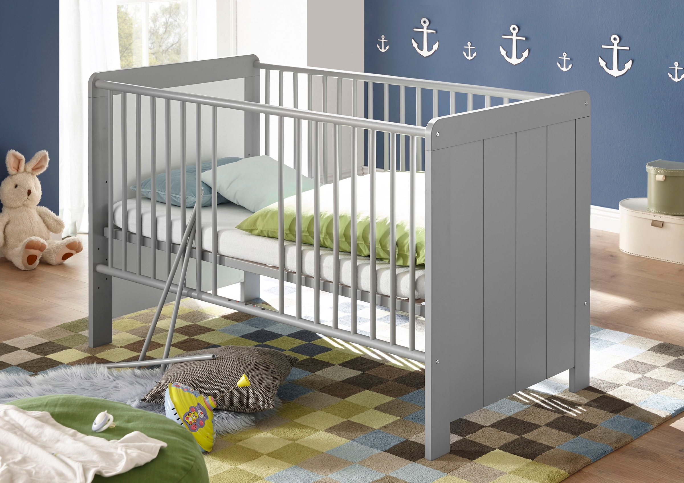 Begabino Babybett »Nikola«, mit Schlupfsprossen