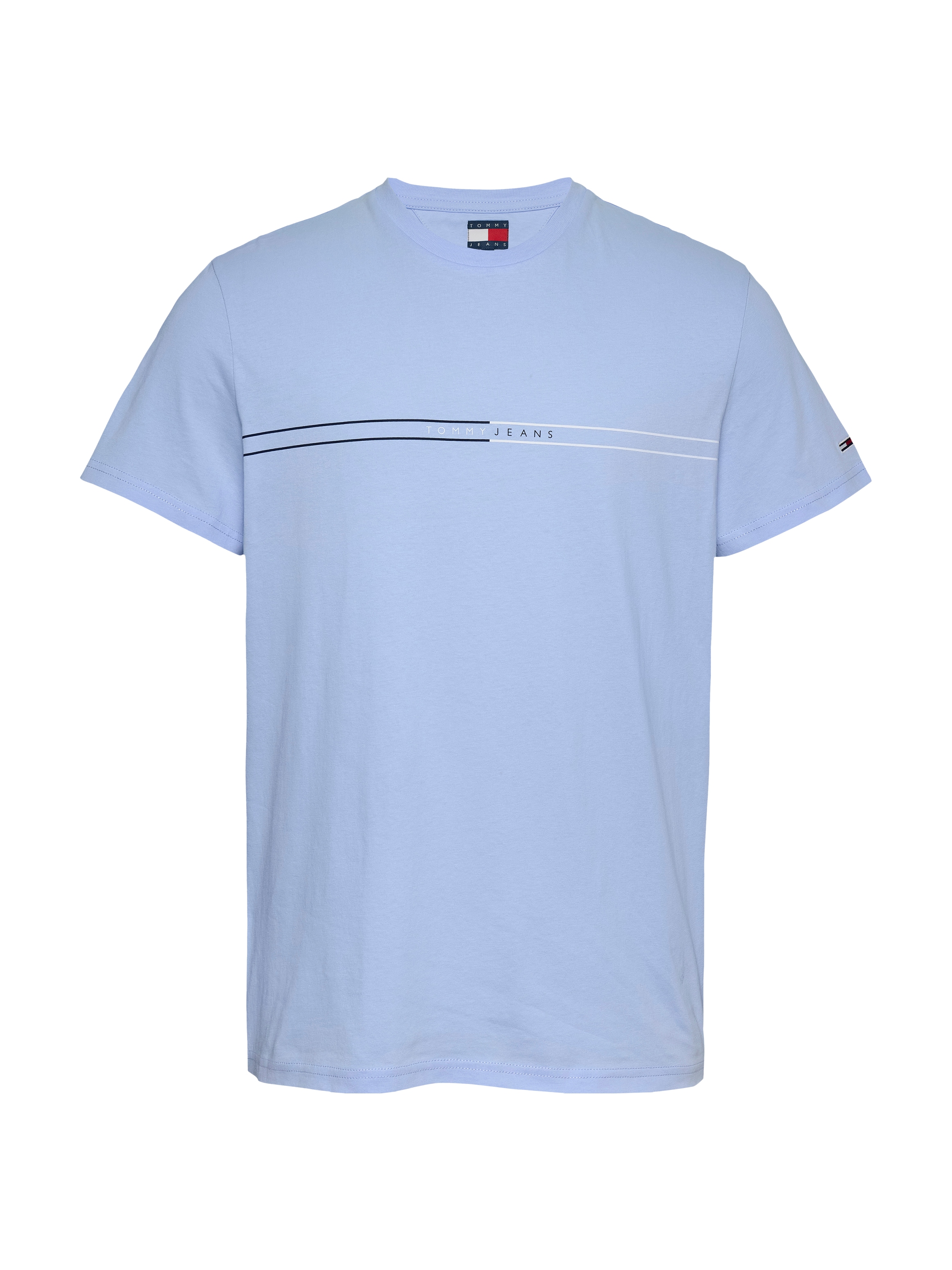 Tommy Jeans Kurzarmshirt »TJM SLIM ENTRY GRAPHIC TEE EXT«, Mit Rundhalsausschnitt