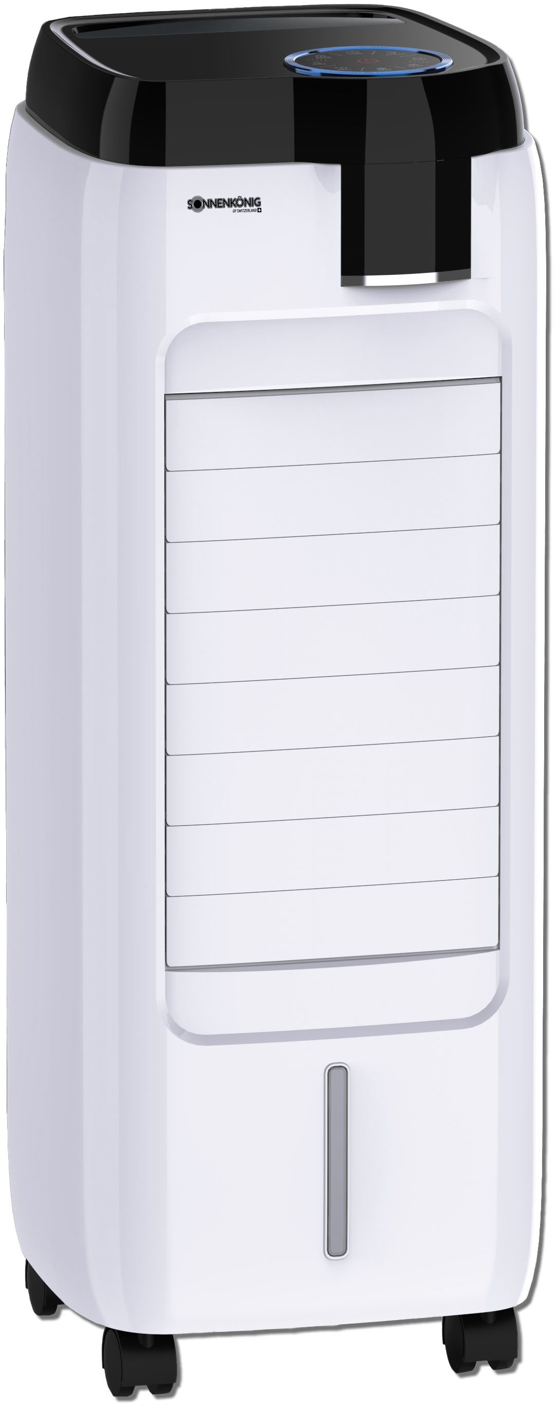 Sonnenkönig Standventilator »Air Fresh 12, Leistung 65W, 6L Wassertank, Auto-Off, Soft-Touch,«, Fernbedienung, Oszillation, Natur- und Schlafmodus, 3 Stufen