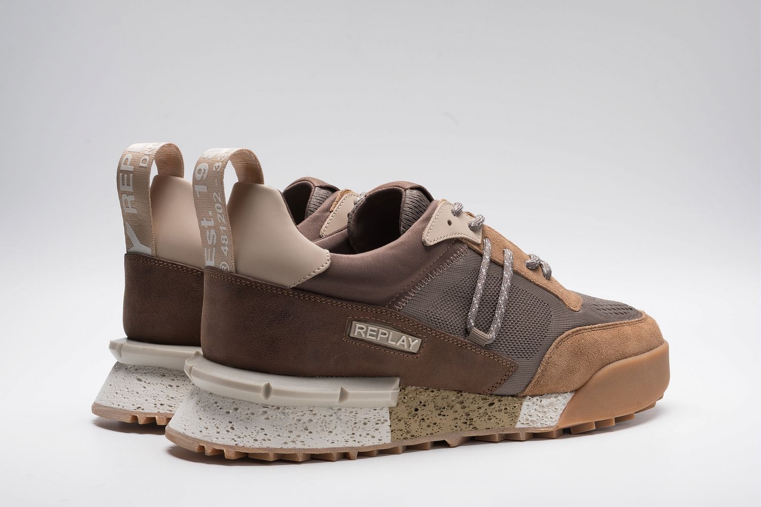 Replay Sneaker  Schnürschuh, Halbschuh, Trend-Sneaker mit Anziehlasche