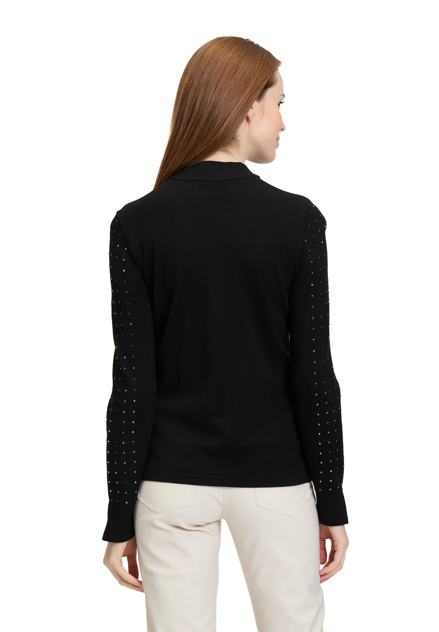 Betty Barclay Rundhalspullover »Feinstrickpullover mit Strass«