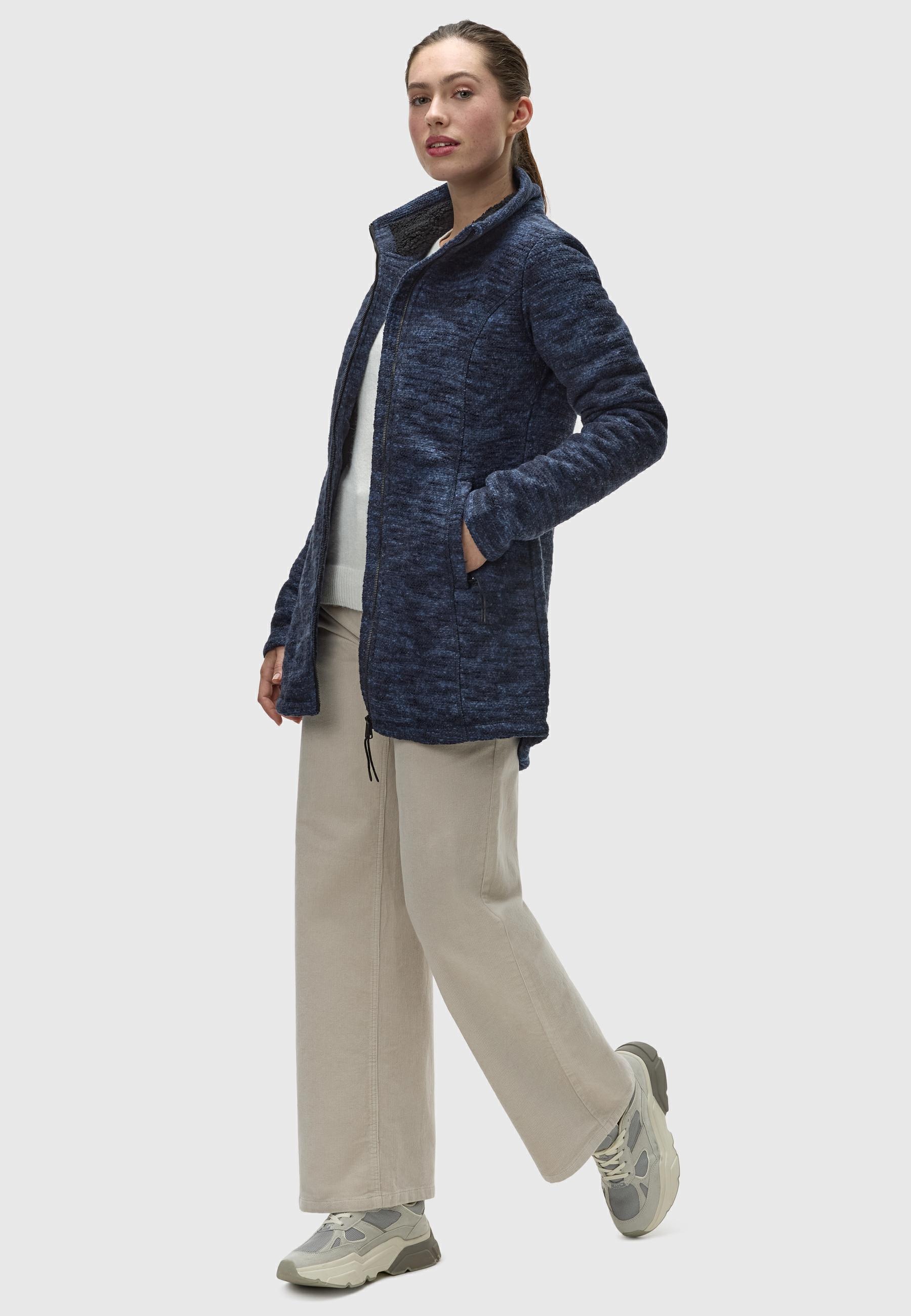 Ragwear Kapuzensweatjacke »Strickjacke Miram Melange«