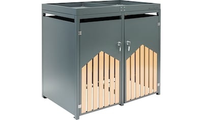 WESTMANN Mülltonnenbox »WMHHWTC-72«, für 2x240 l, BxTxH: 134x84x125 cm kaufen