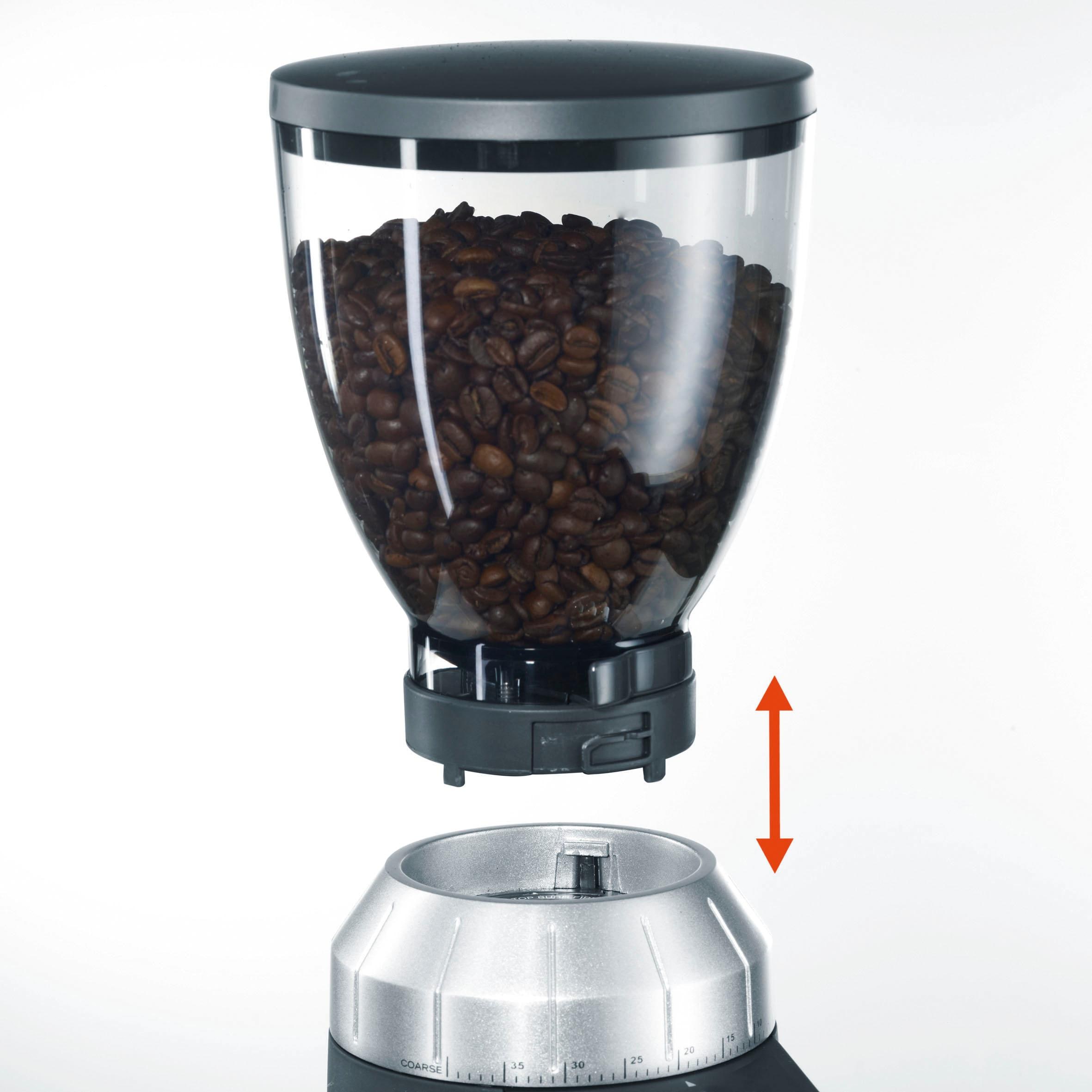 Graef Kaffeemühle »CM 800, silber« 120 W Kegelmahlwerk 350 gBohnenbehälter