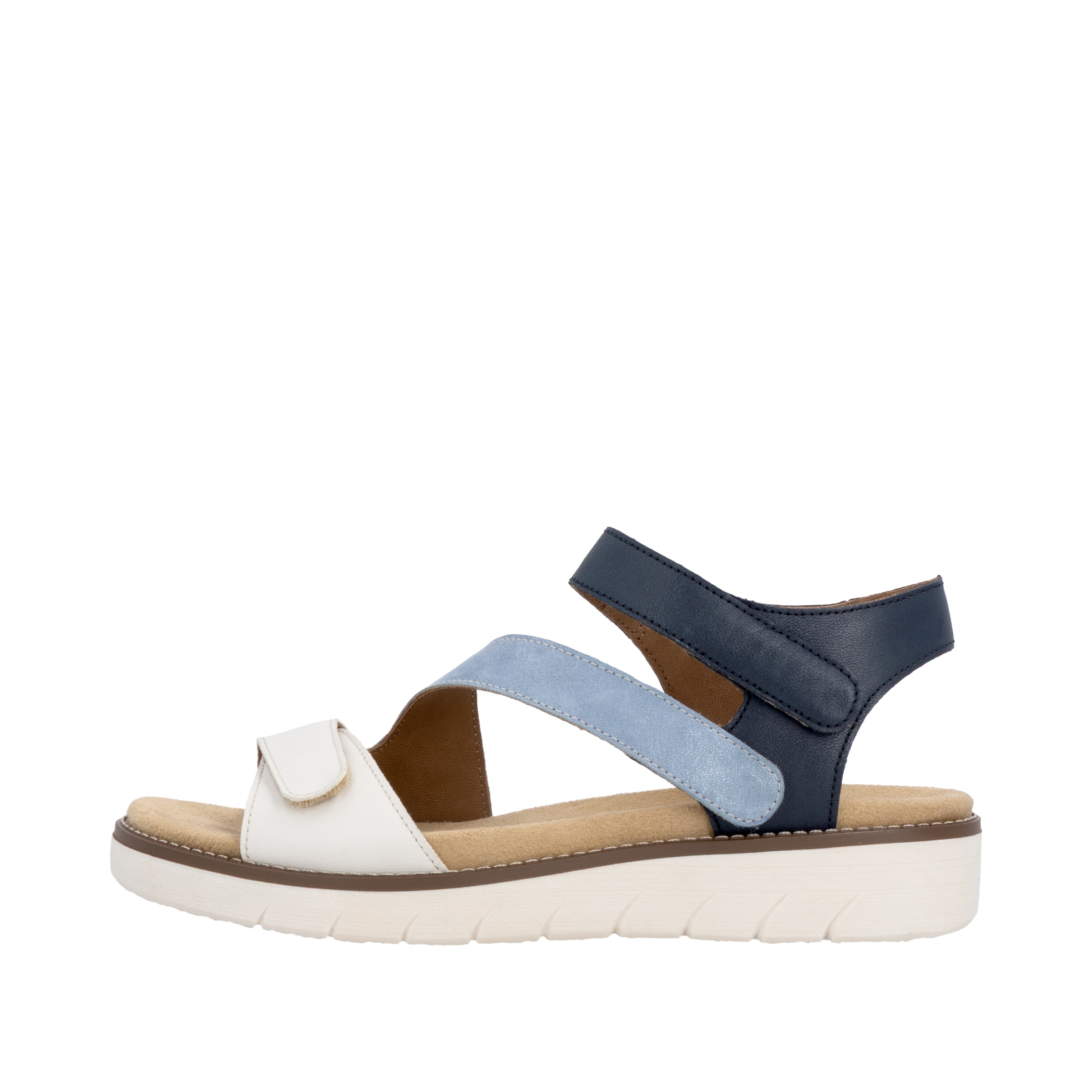 Remonte Sandale  Sommerschuh, Klettschuh, Sandalette, Riemchensandale mit Softfußbett