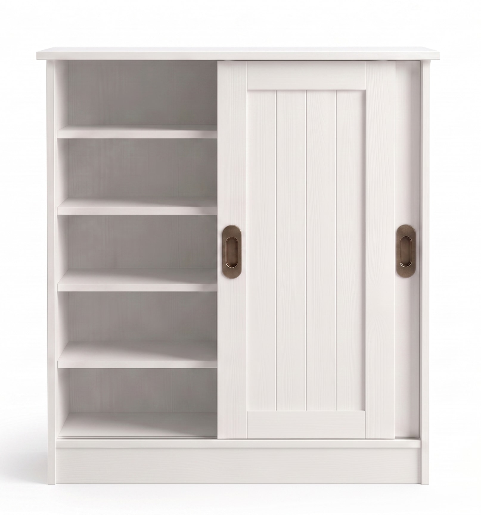 OTTO home Schuhschrank »Malmö Schuhkommode mit Schiebetüren« B/T/H: 77/37/89 cm,  aus massiver FSC®-zertifizierter Kiefer,  Breite 77 cm