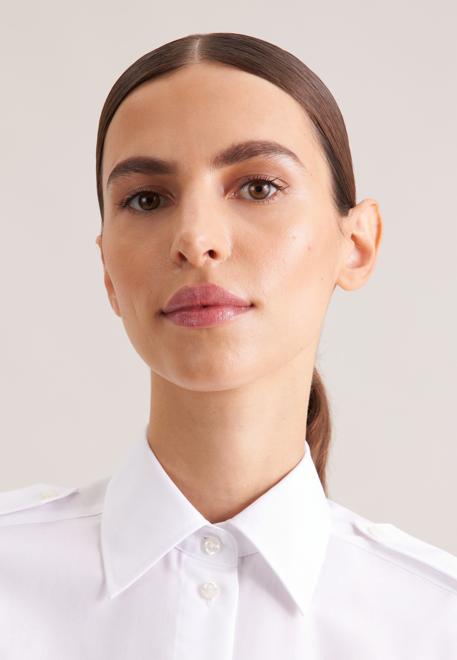 seidensticker Kurzarmbluse 1/1 Kragen Uni