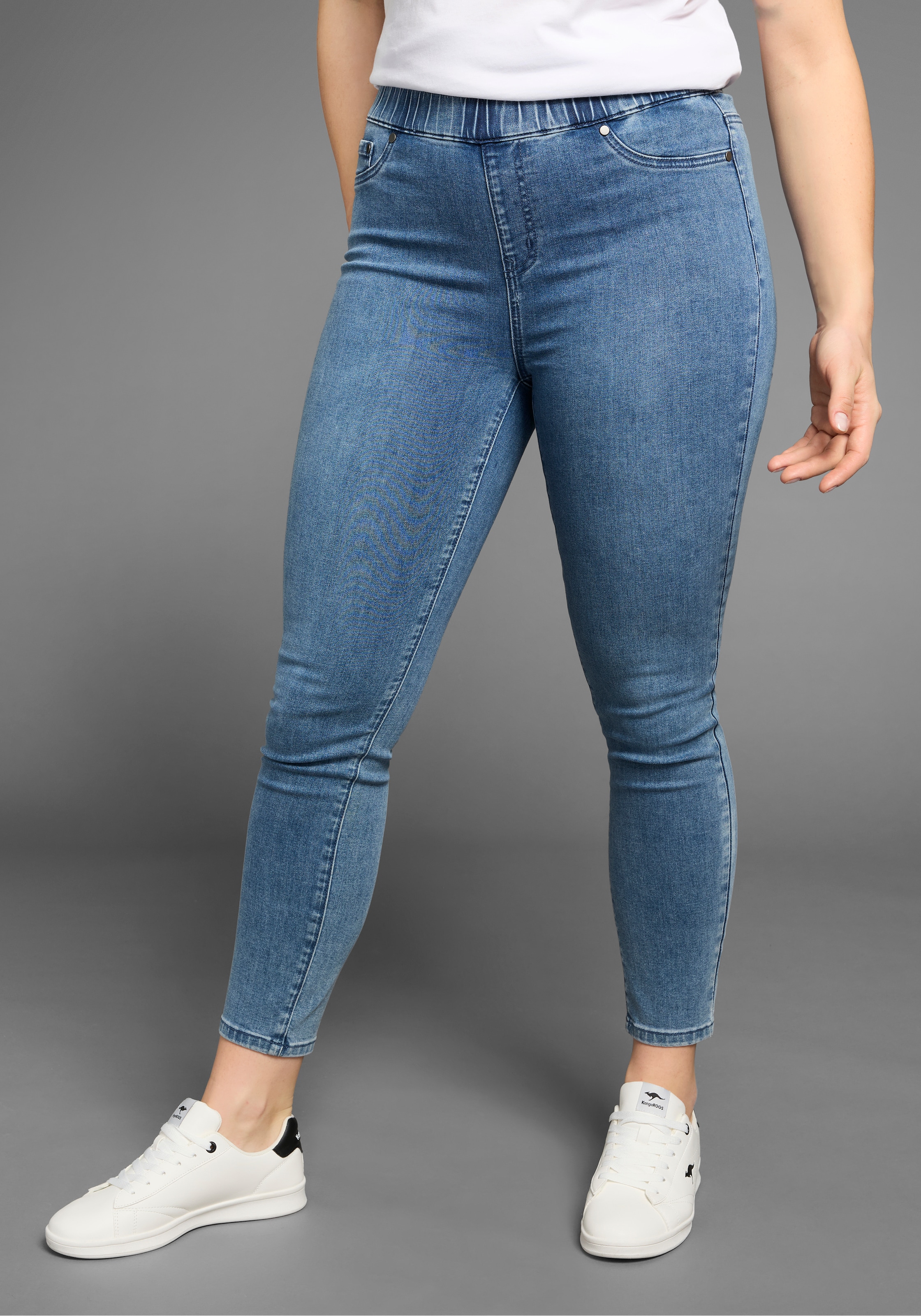 Arizona Skinny-fit-Jeans »Ultra Stretch - Curve Collection«, High Waist
