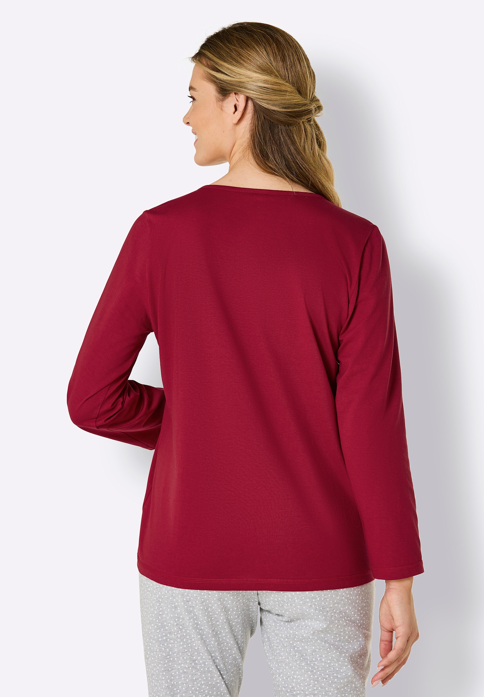 comtessa Schlafanzug »Schlafanzug-Shirt Schlafanzugshirt mit Weihnachts-Motiv« 1 Stk.