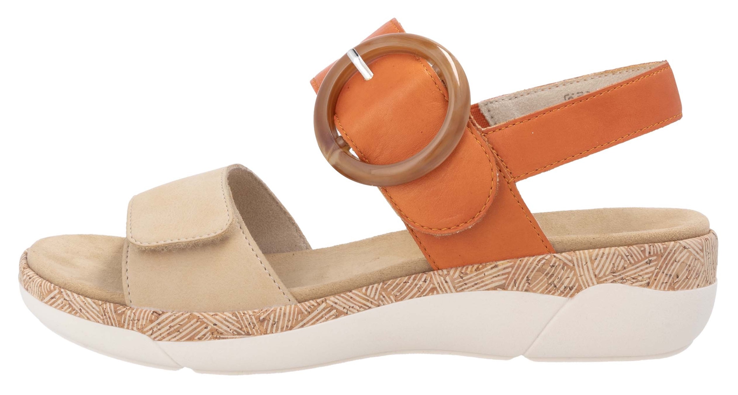 Remonte Keilsandalette, Sommerschuh, Riemchensandale, praktische Klettverschlüsse
