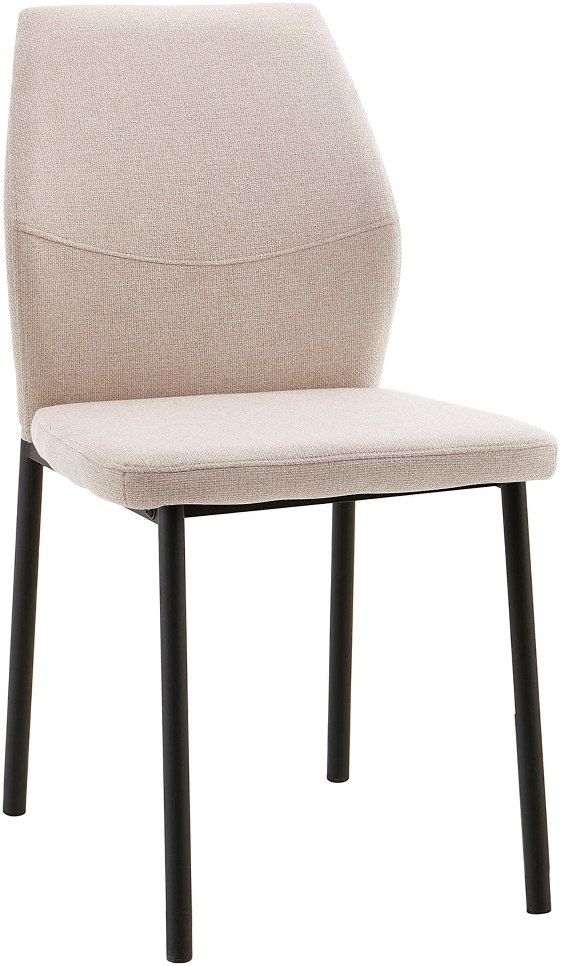 Home affaire Essgruppe »Genf Tischgruppe BESTSELLER,«, (Set, 5 tlg.), Küchentisch, 4 Stühle, moderne Tischplatte in eiche/schwarz