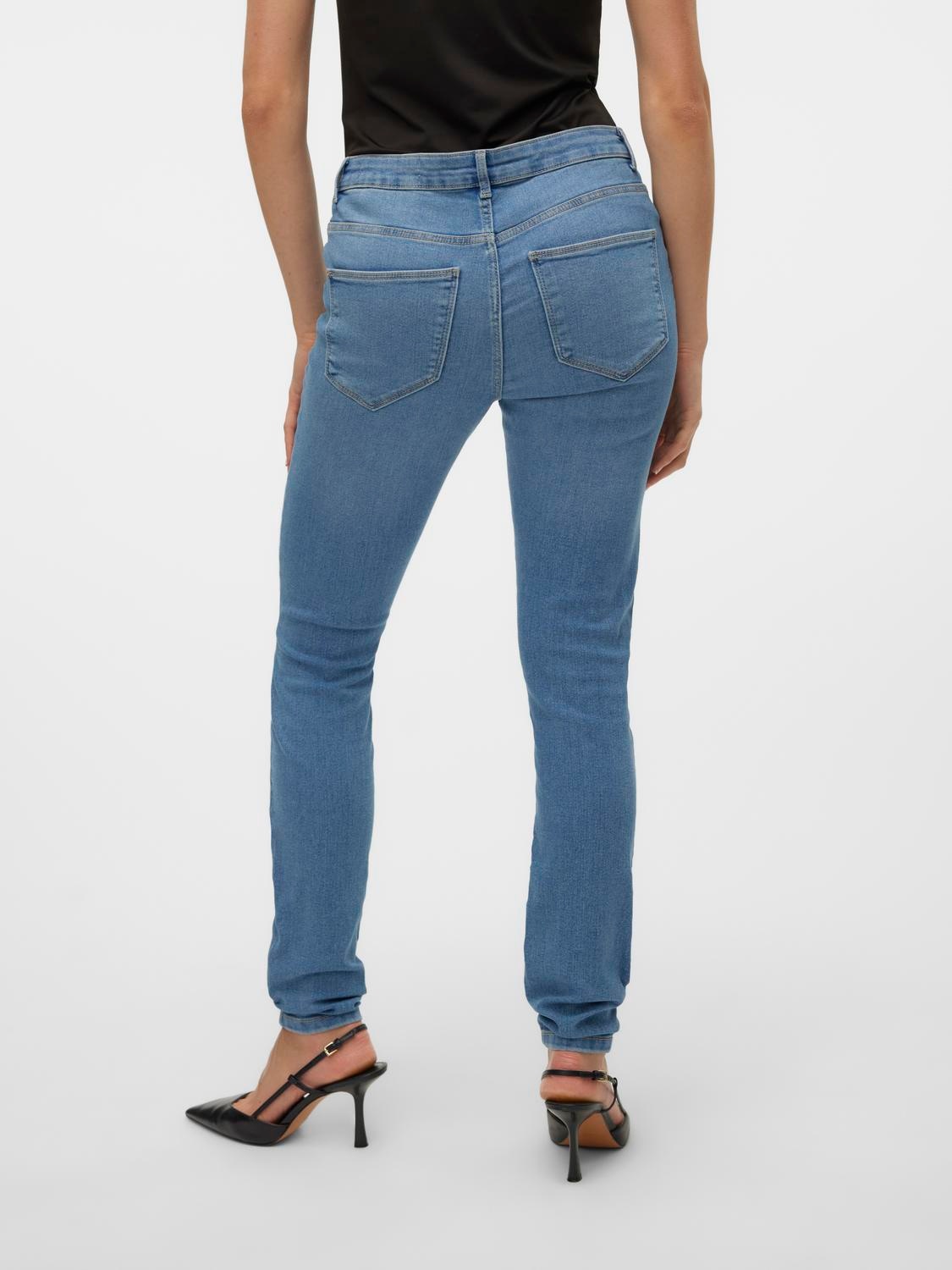 Vero Moda Skinny-fit-Jeans »VMELLY MR SKINNY JEANS BLUE NOOS«