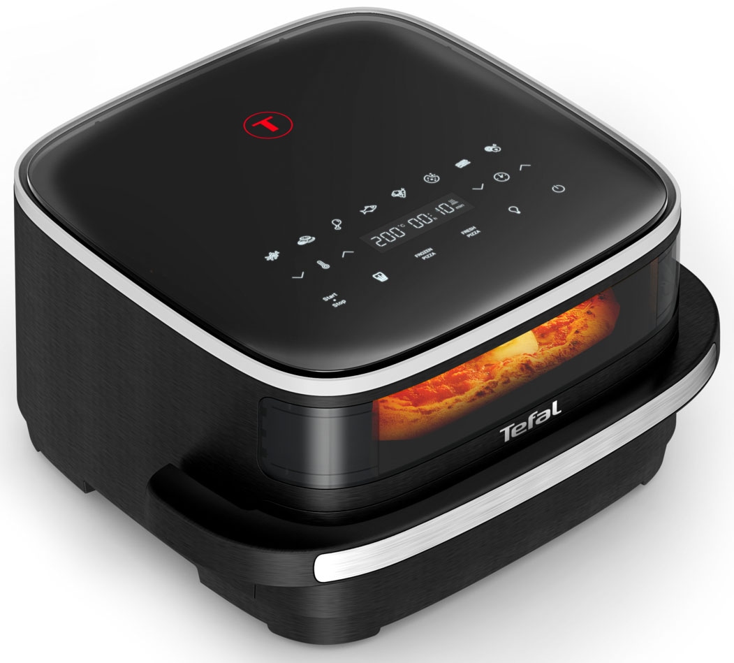 Tefal Heißluftfritteuse »FW4018 Easy Fry XL Surface mit Pizzabackfunktion« 2200 W Extra-Crisp-Technologie, spart Zeit und Energie, Sichtfenster,...