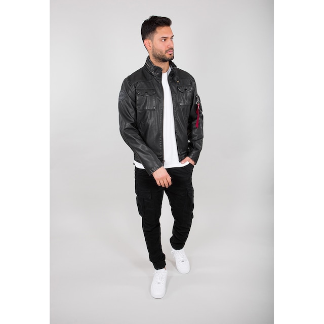 Alpha Industries Lederjacke »Alpha Industries Men - Leather & Faux Jackets  Air Racer« online shoppen bei OTTO