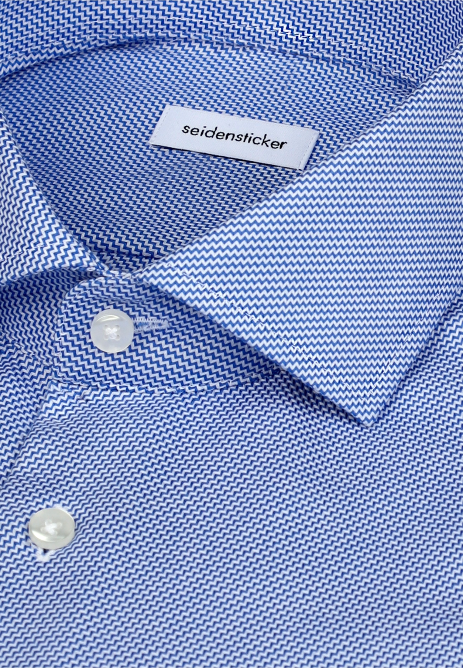 seidensticker Businesshemd »Schwarze Rose« Shaped 1/1 Kentkragen Struktur