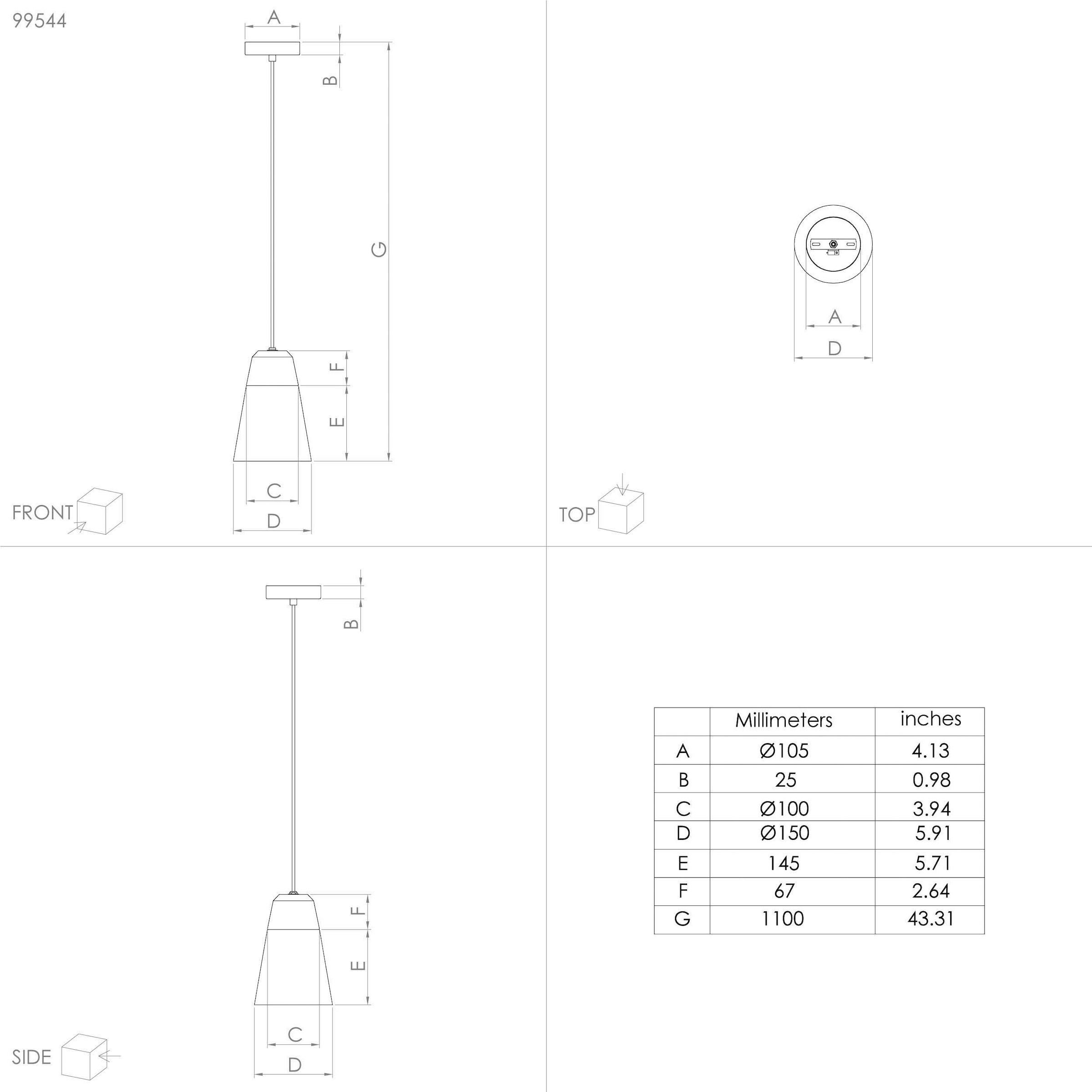 EGLO Hängeleuchte »CANTERRAS« E27 1 Stk. Hängeleuchte in schwarz aus Stahl  -  exkl. E27 - 40W
