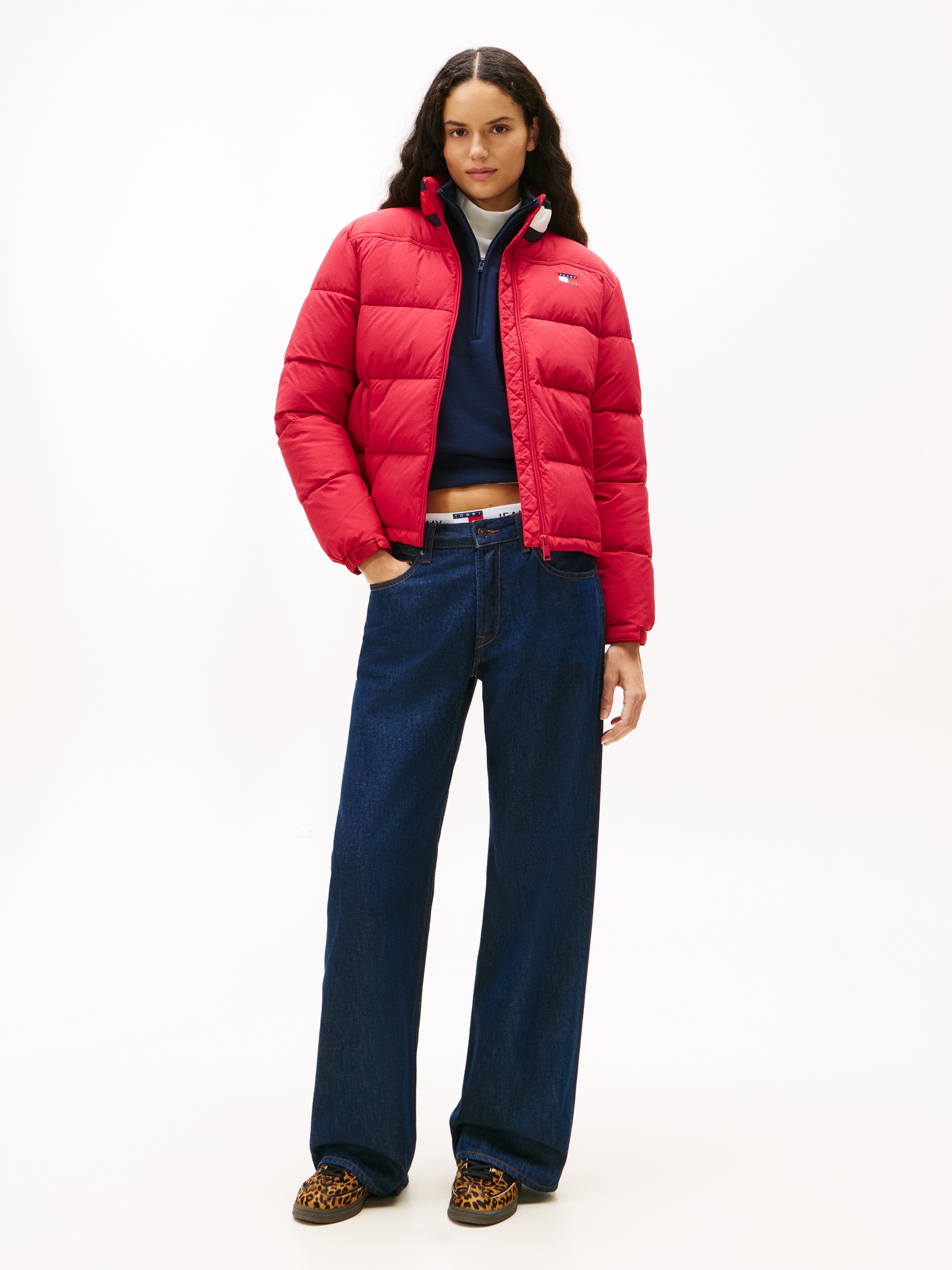 Tommy Jeans Steppjacke »TJW ESS PUFFER FLAG JACKET EXT«