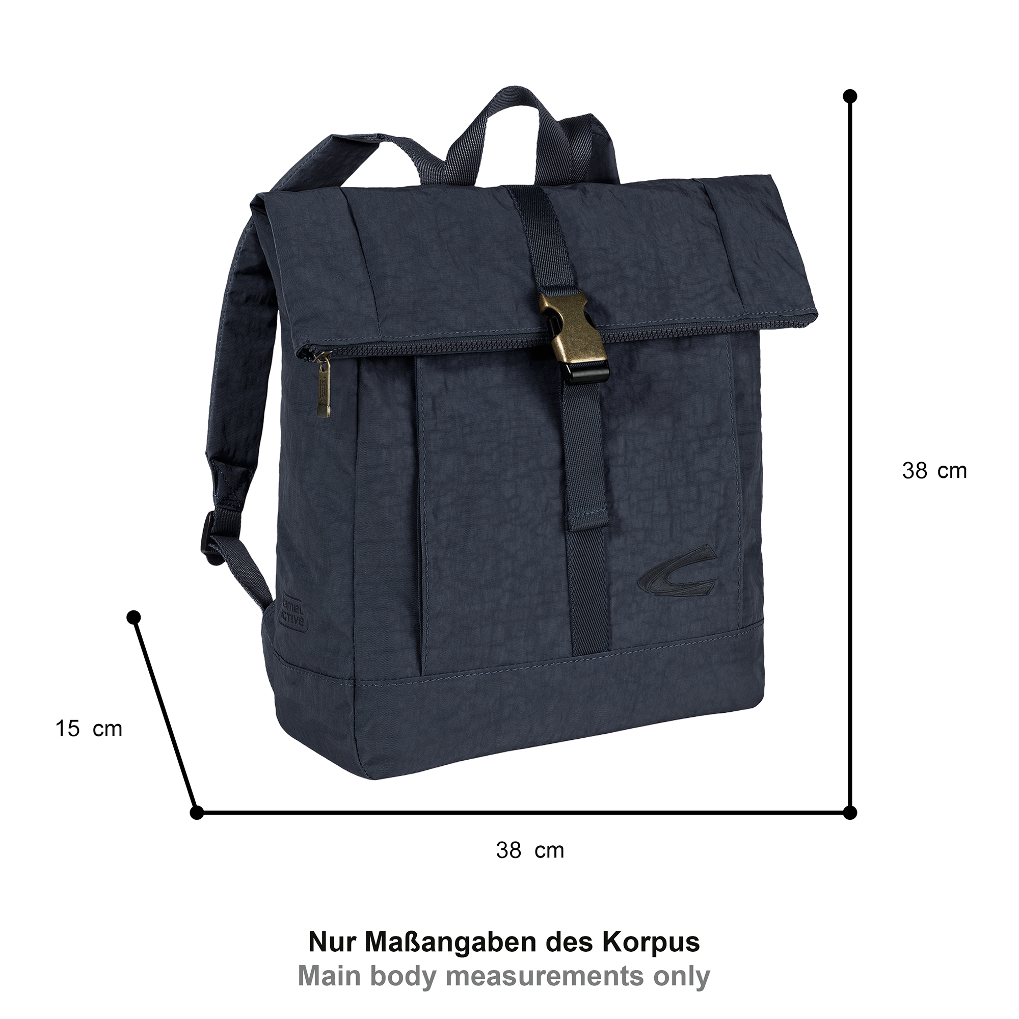 camel active Rucksack »Journey« aus leichtem robusten Nylon, funktional perfekt für alle Lebenslagen