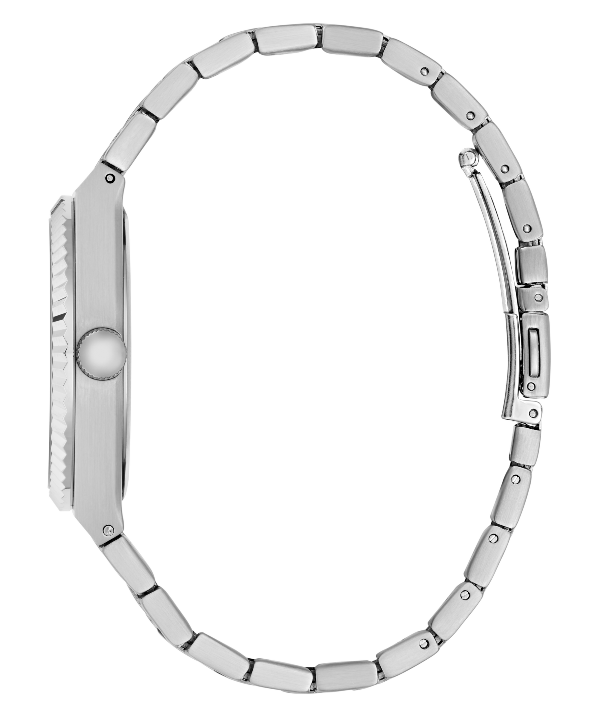 Guess Quarzuhr »VINCENT« Armbanduhr, Damenuhr, Herrenuhr, Edelstahlarmband, analog, Tag