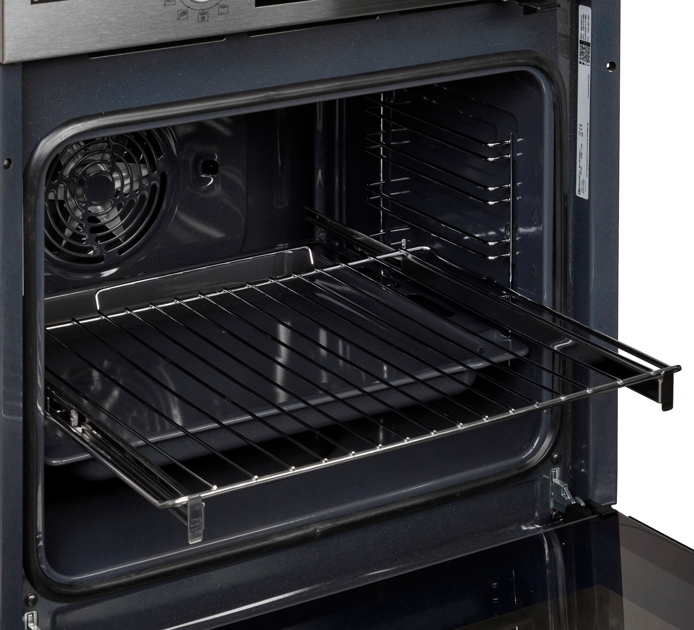 BAUKNECHT Backofen »BBA2S85HU1I« mit 1-fach-Teleskopauszug mit Hydrolyse GentleSteam – für ein saftiges Inneres und ein knuspriges Äußeres