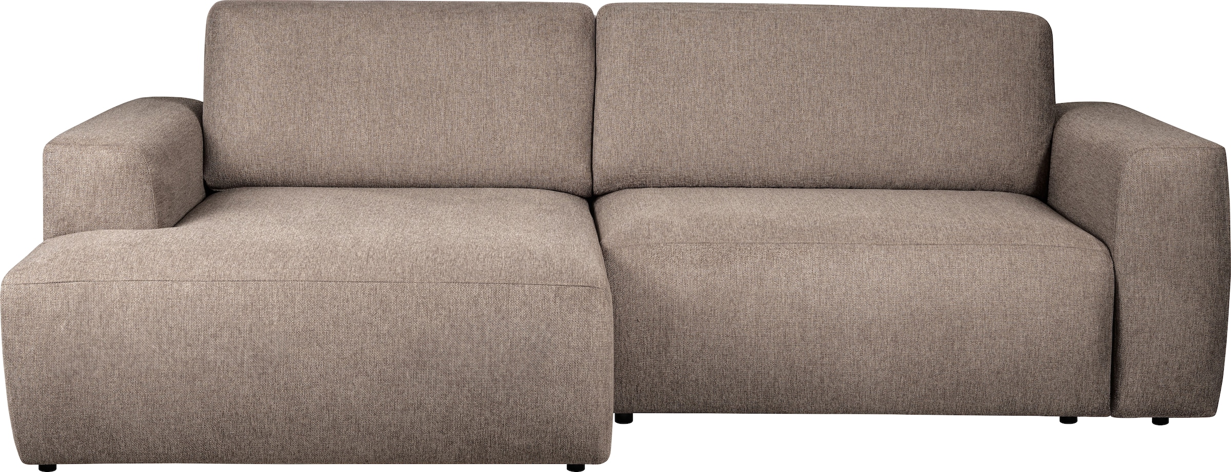 Home affaire Schlafsofa »Noord Schlafecksofa, Breite 250 cm« Cord, Struktur, Webstoff, mit Wellenunterfederung, Massivholzrahmen
