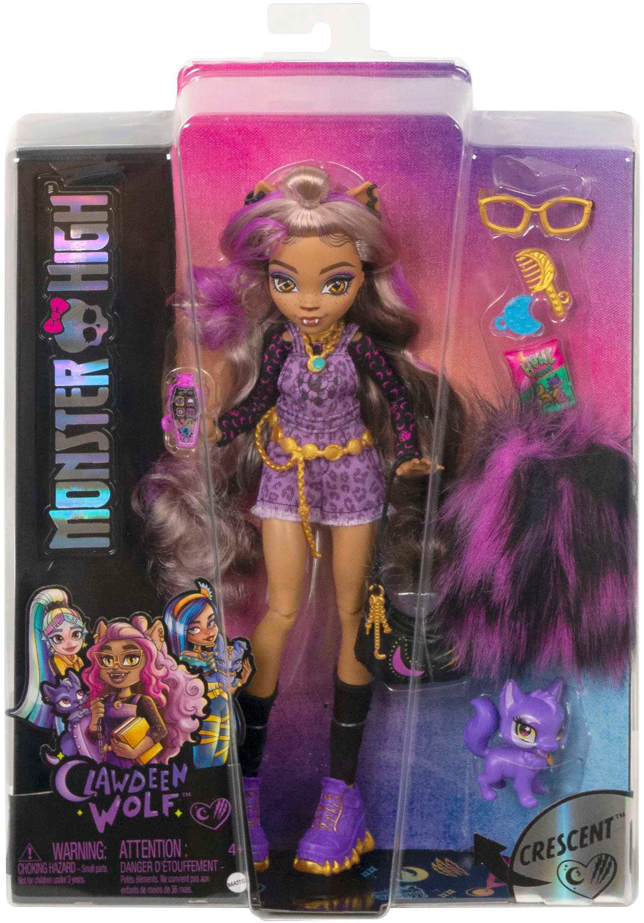 MonsterHigh™ Anziehpuppe »Clawdeen Wolf mit Hund«