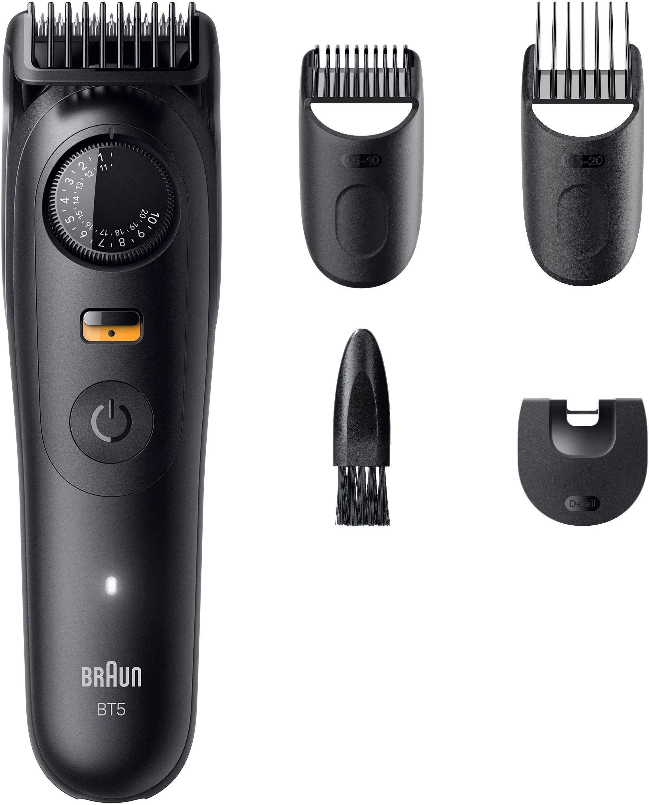 Braun Haarschneider »Barttrimmer BT5520« ultrascharfe Klinge, 120 Min Akkulaufzeit, 40 Längeneinstellungen