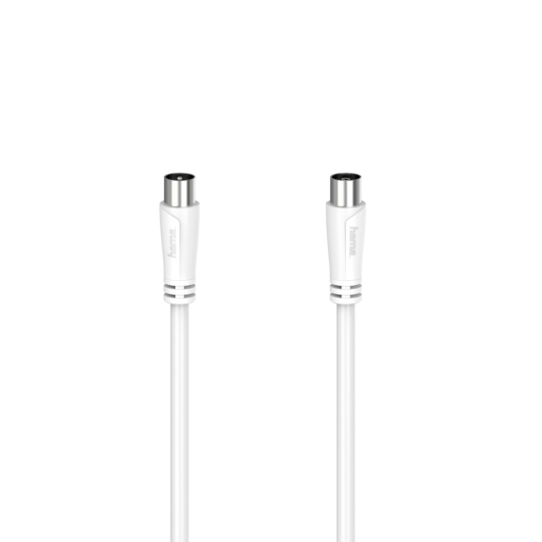 Hama SAT-Kabel »Antennen Kabel, Koax-Stecker - Koax-Kupplung, 0,75 m, 90 dB«, 75 cm, 90dB, Impedanz: 75 Ω