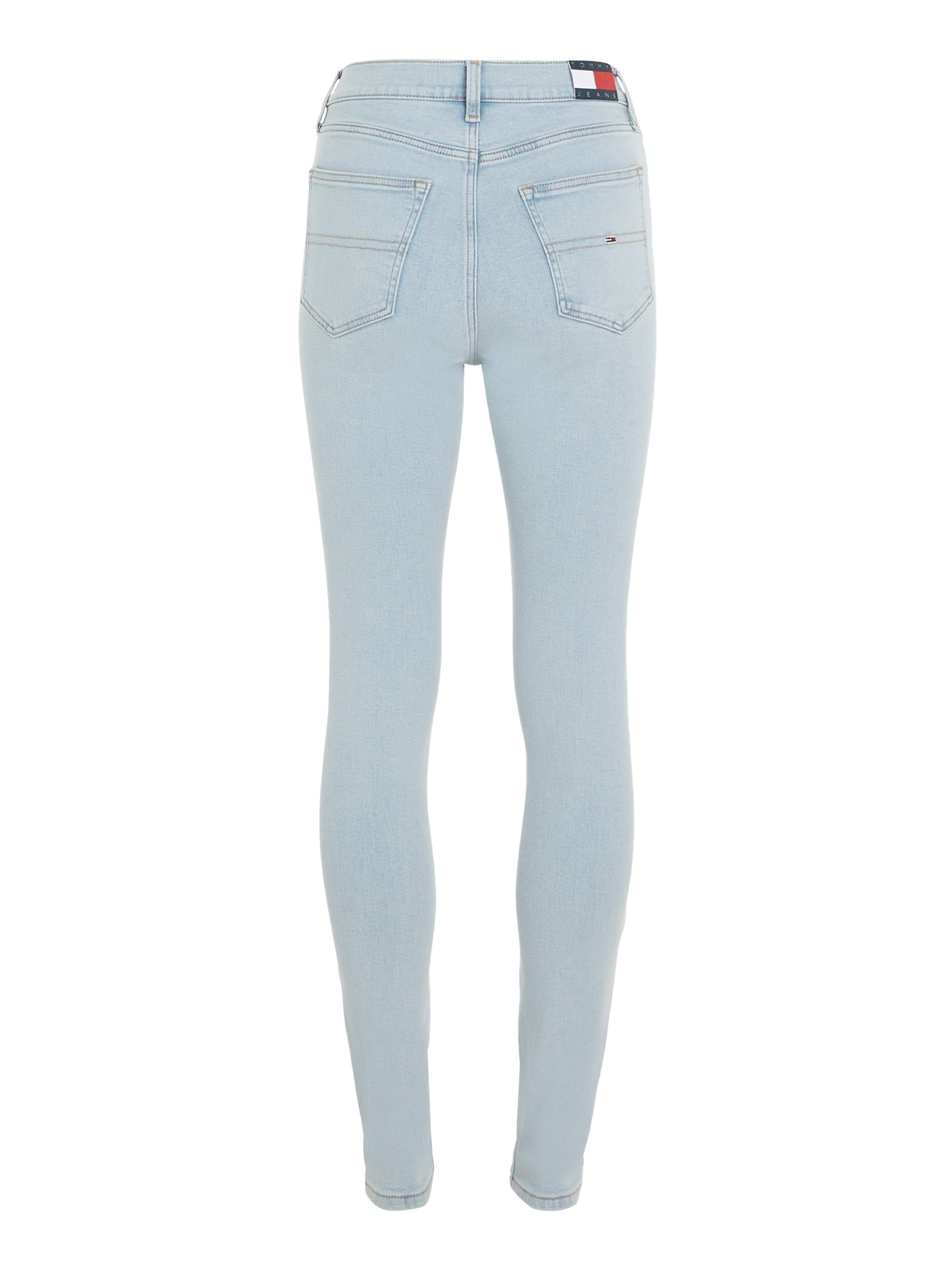 Tommy Jeans Bequeme Jeans »Sylvia Skinny Slim Jeans Hohe Leibhöhe«, mit Ledermarkenlabel