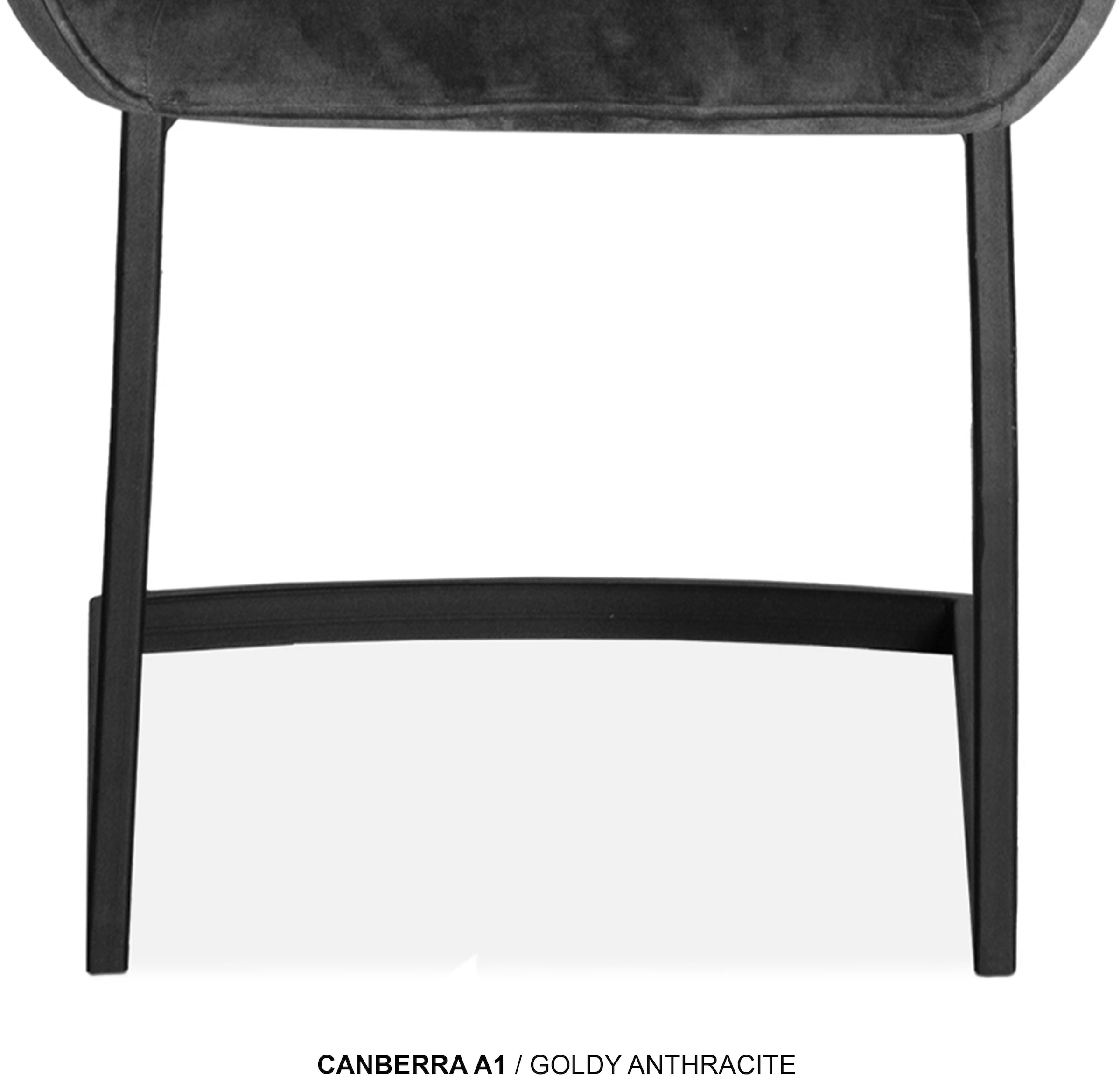 OMG Design Esszimmerstuhl »Canberra« (Set) 1 Stk.Esszimmerstuhl, pflegeleichter Samtvelour Bezug