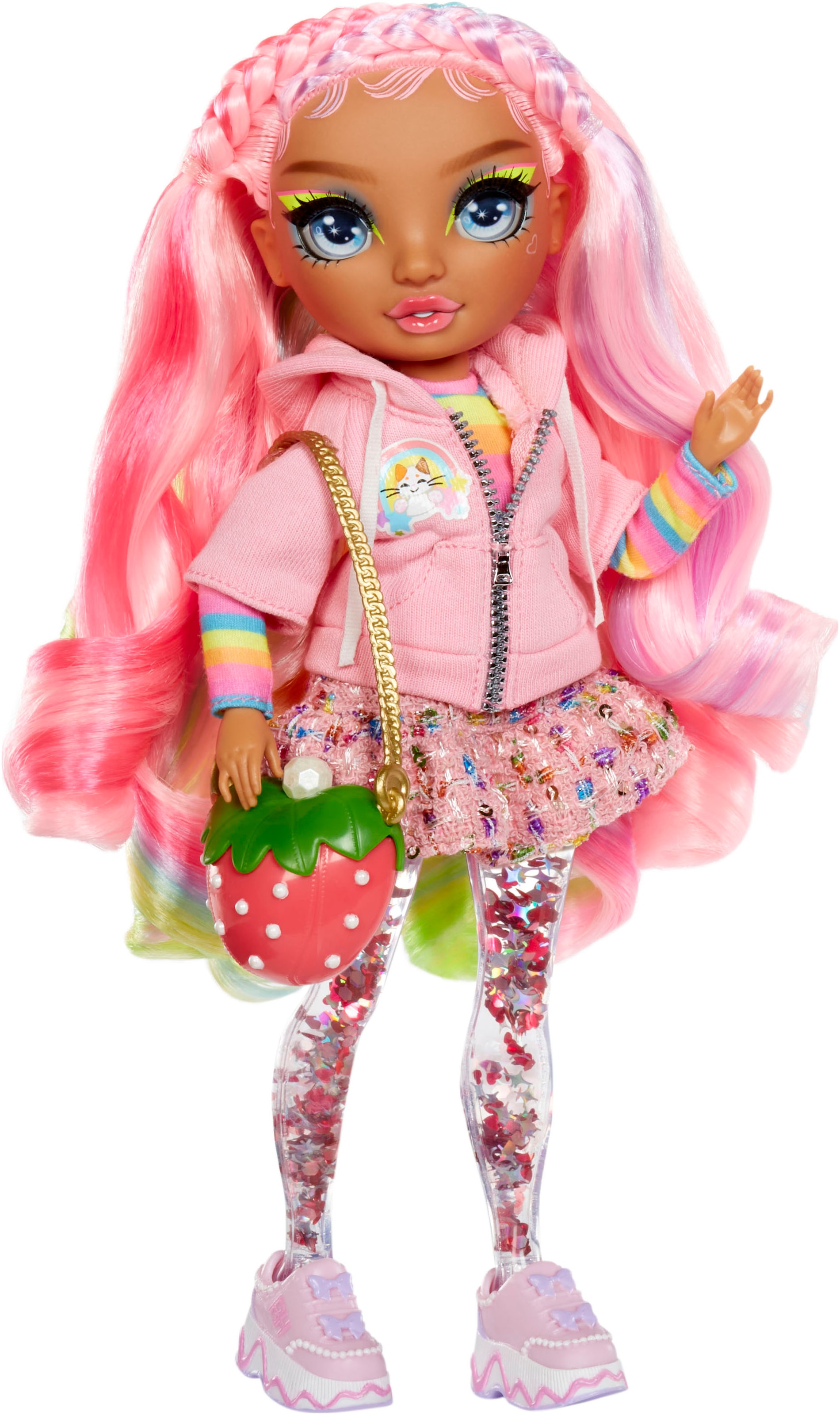 RAINBOW HIGH Anziehpuppe »Rainbow High Sparkle & Shine Fashion Dolls - ROSETTA (Pink)«