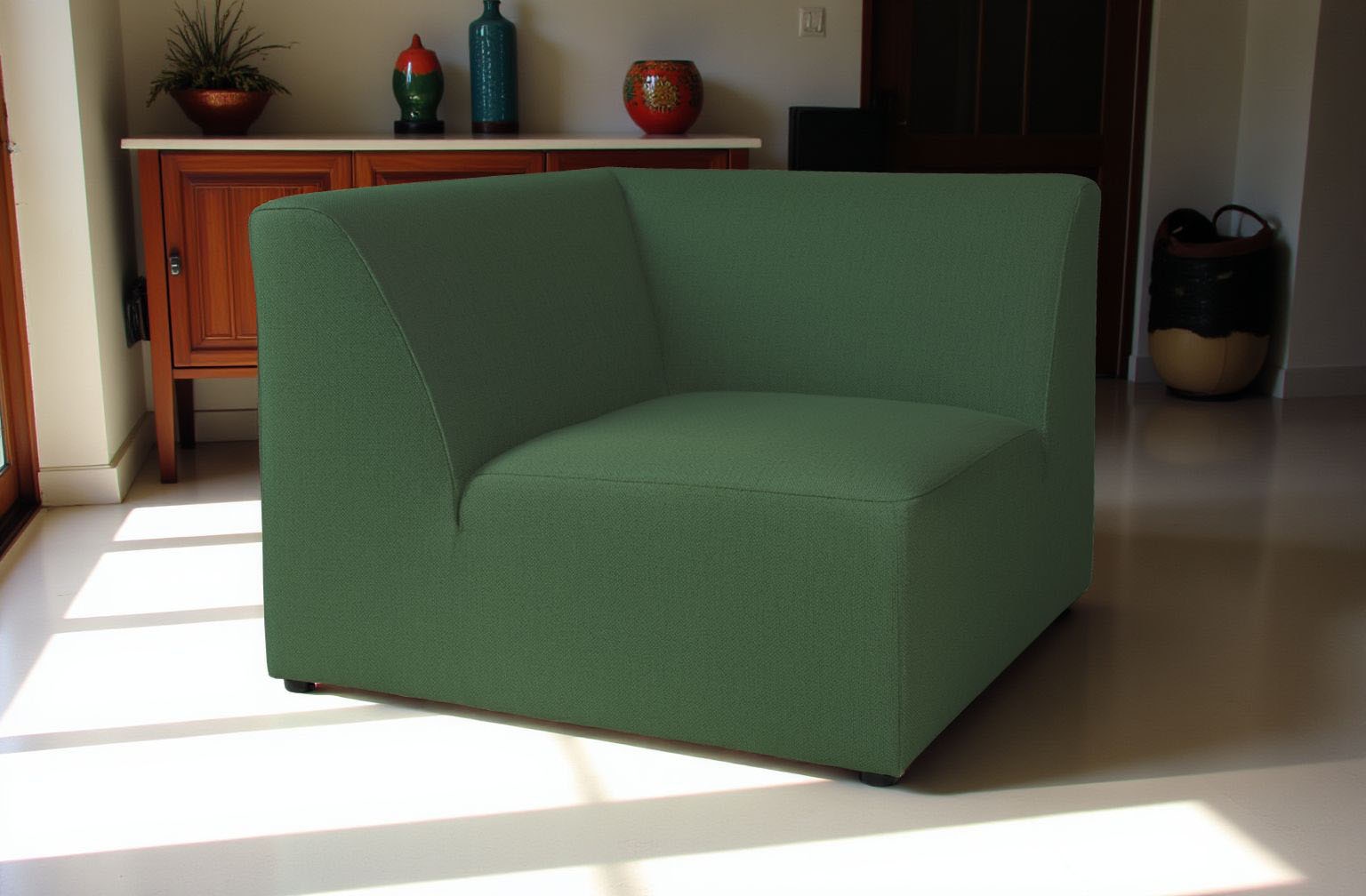 INOSIGN Sofa-Eckelement »Koa, Sofamodul, passend zur Serie KOA«, in Webstoff, weicher Lounge-Sitzkomfort
