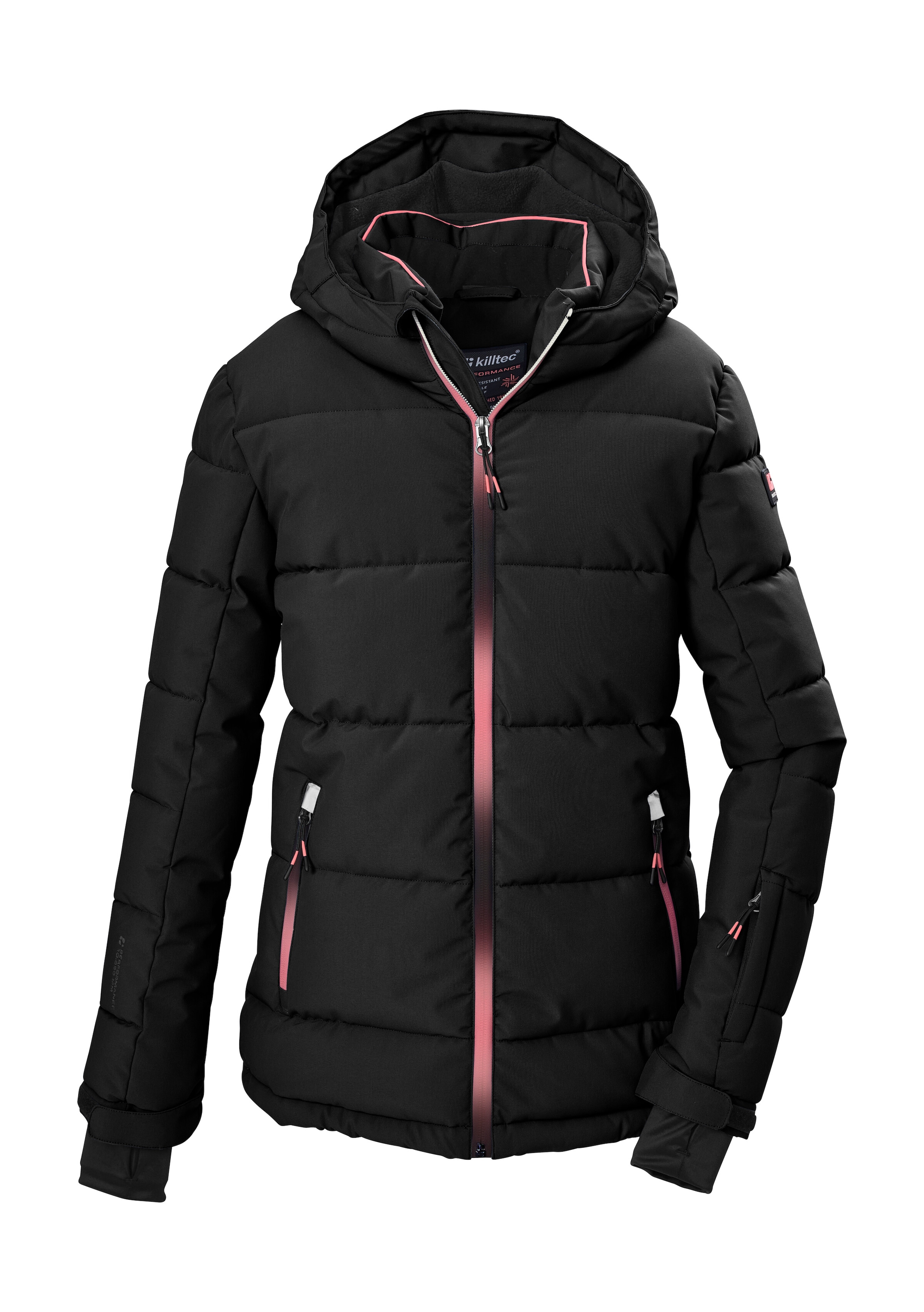 Killtec Skijacke »KSW 186 GRLS SKI JCKT« Winddichte, wasserabweisende Ski-Steppjacke mit Schneefang