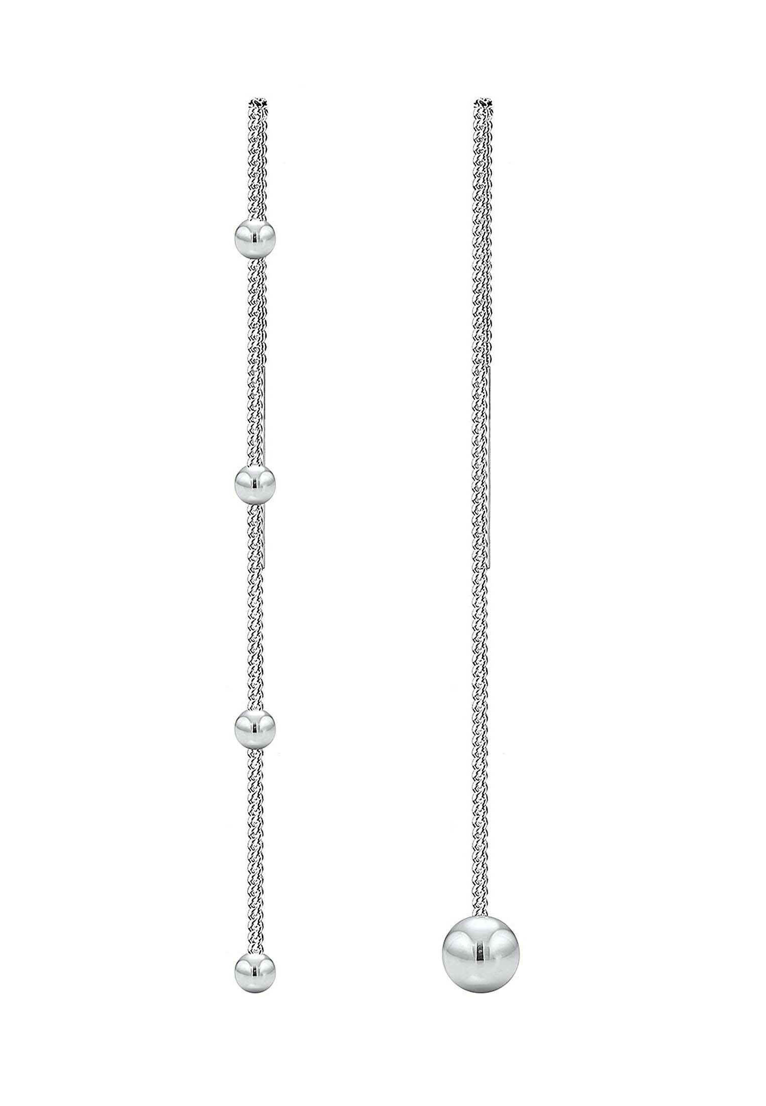 Elli Paar Ohrhänger »Ohrringe Elli Ohrringe Ohrhänger Geo Kugel Asymmetrisch Ball 925 Silber«