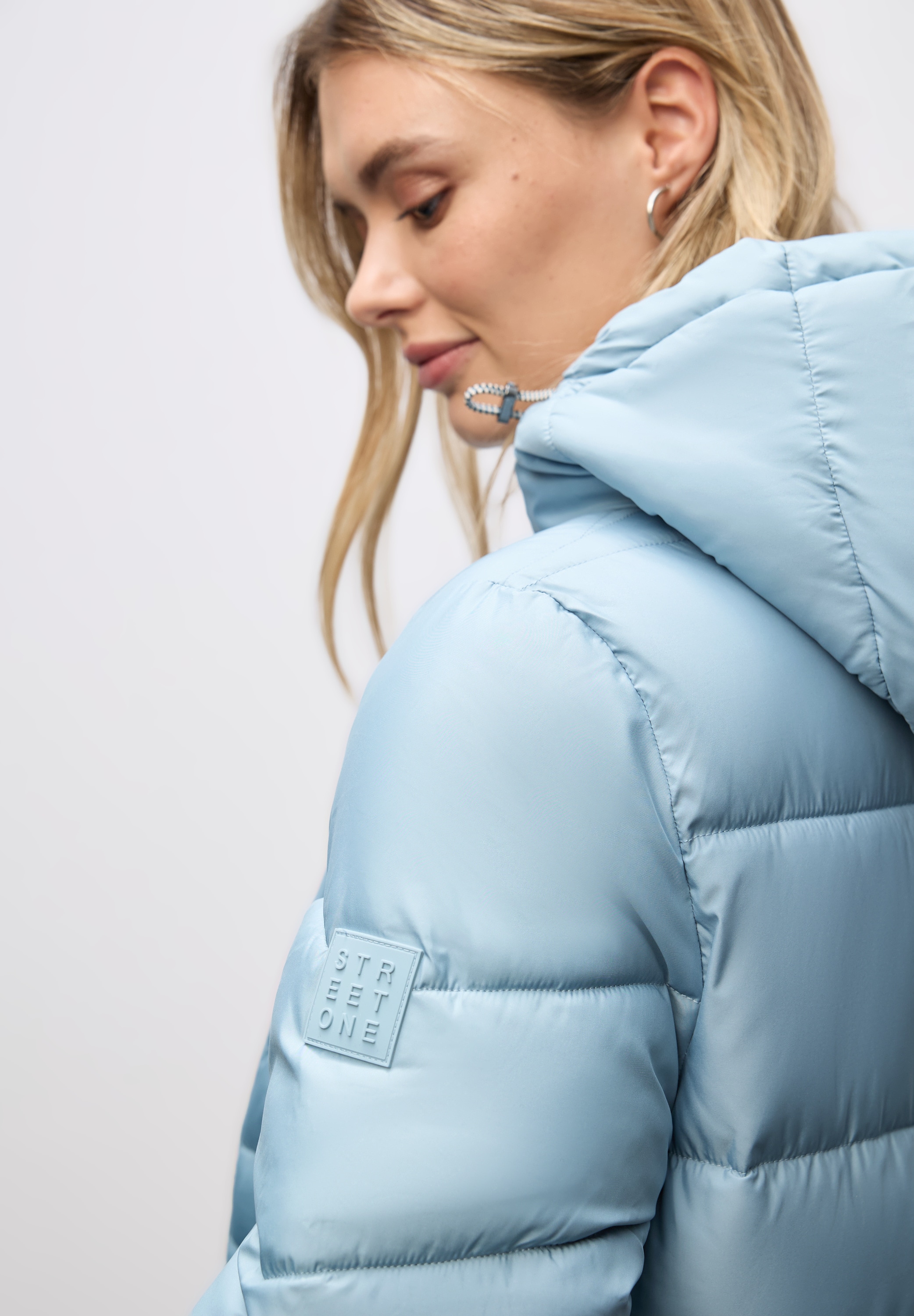 STREET ONE Steppjacke mit Kapuze mit Kapuze