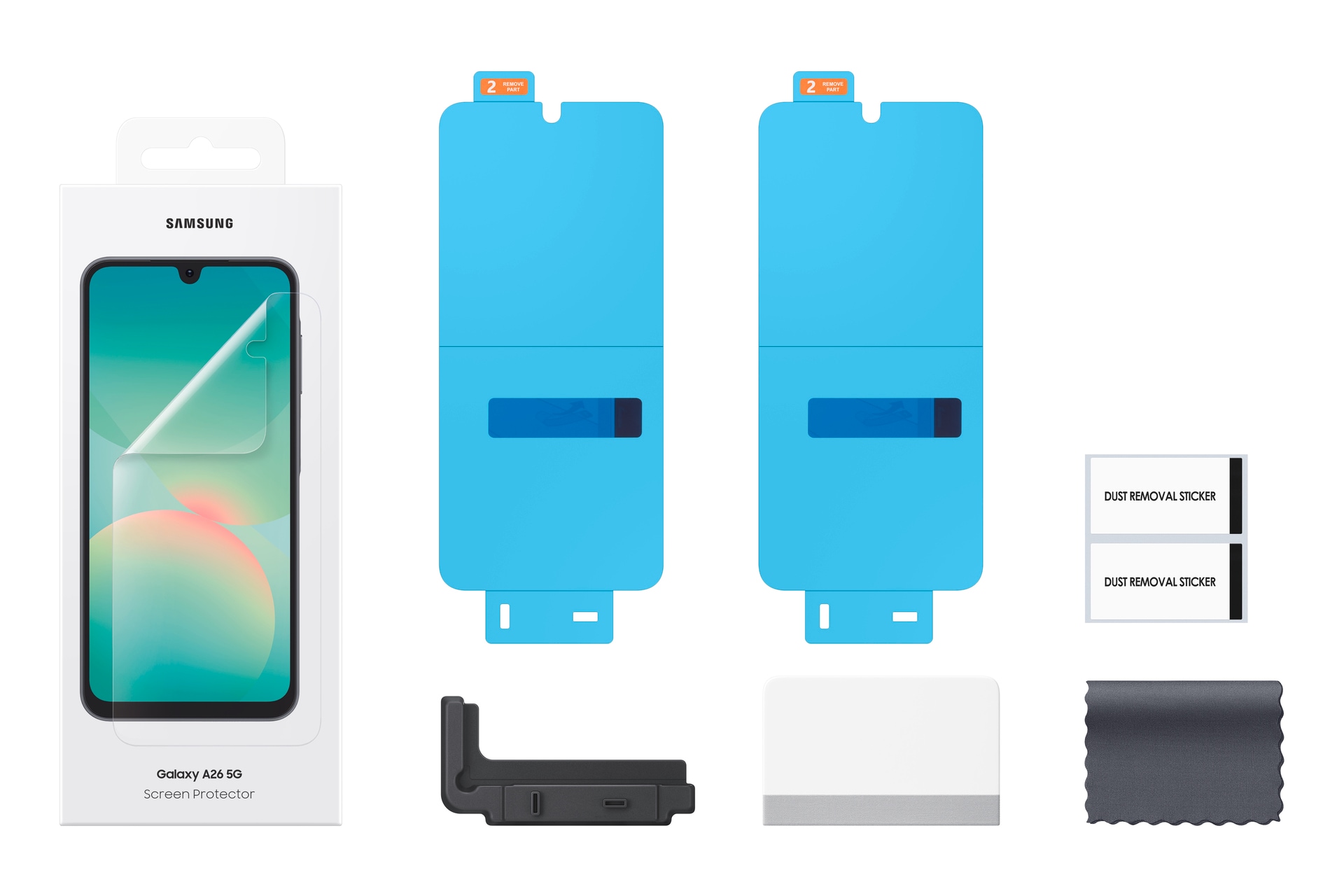 Samsung Displayschutzglas »Screen Protector«, für Samsung Galaxy A26, Displayschutzfolie, Schutzfolie, Bildschirmschutz, kratz- & stoßfest