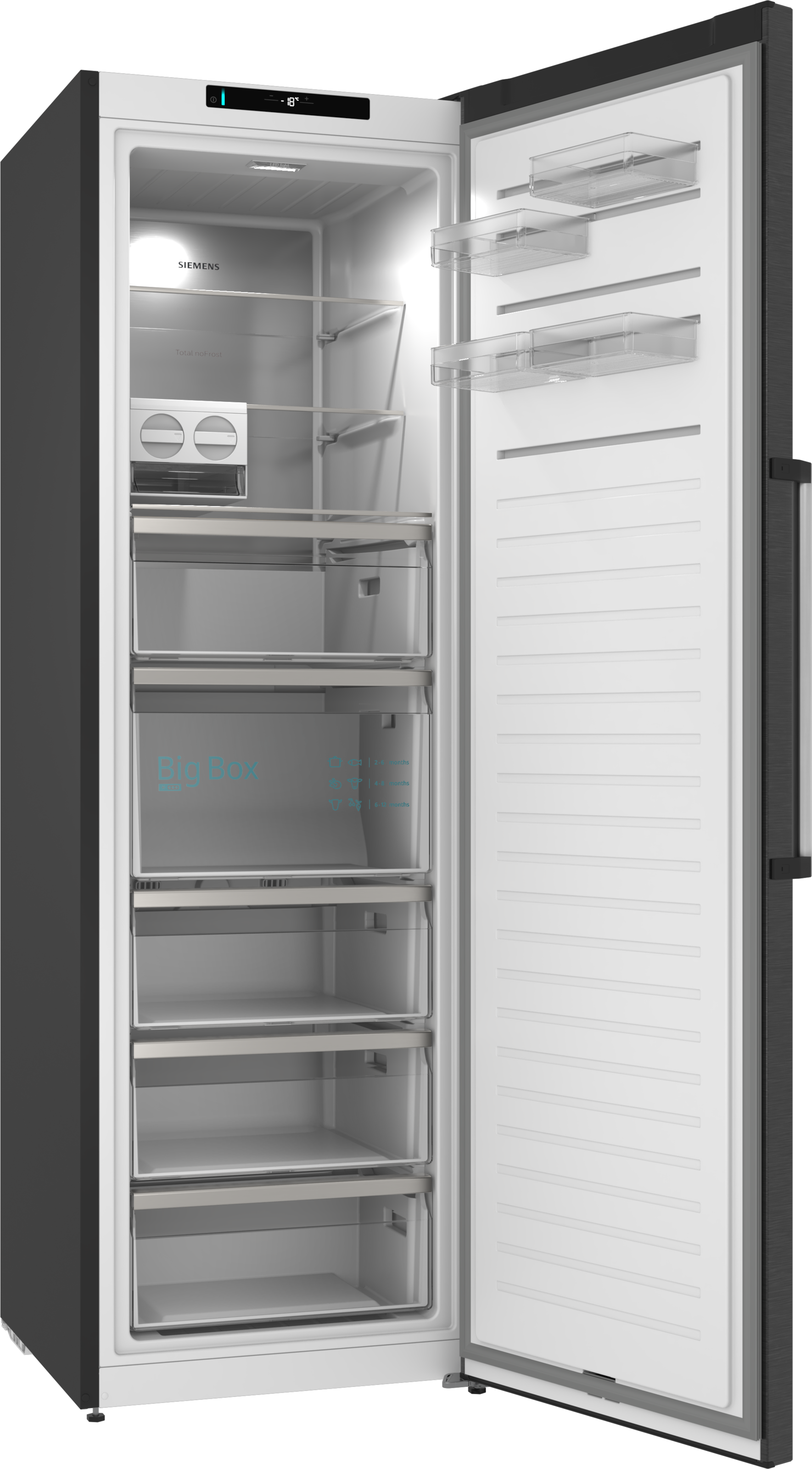 SIEMENS Gefrierschrank NoFrost iQ500 »GS36NAXCG« 186,2 cm hoch 59,5 cm breit