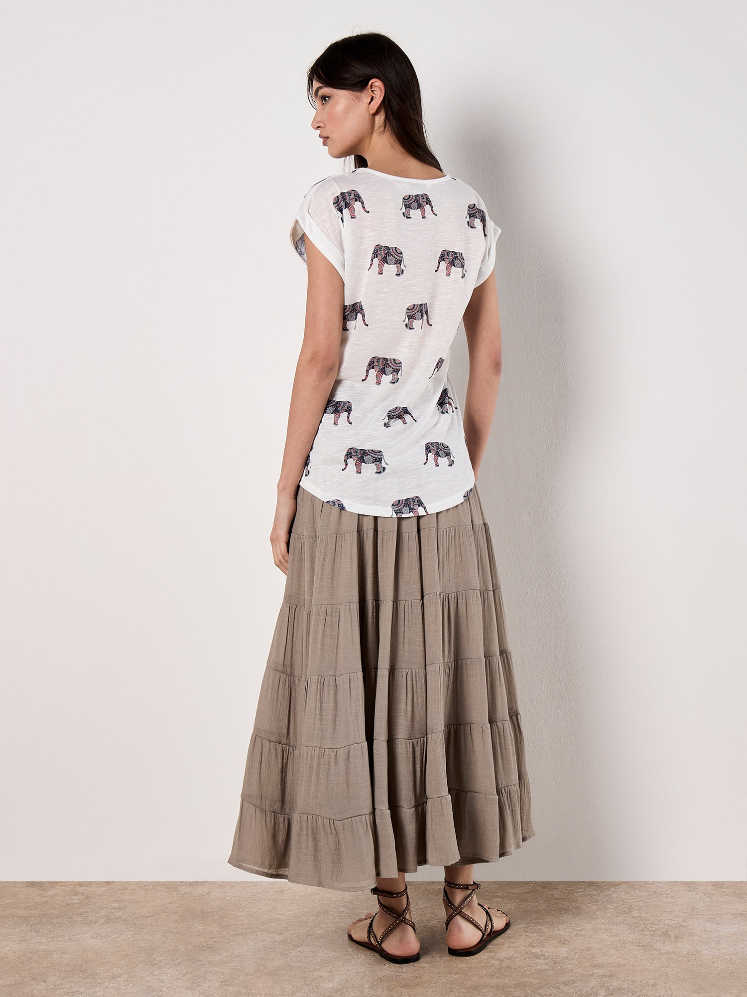 Apricot Shirttop »Top« mit überschnittenen Armen
