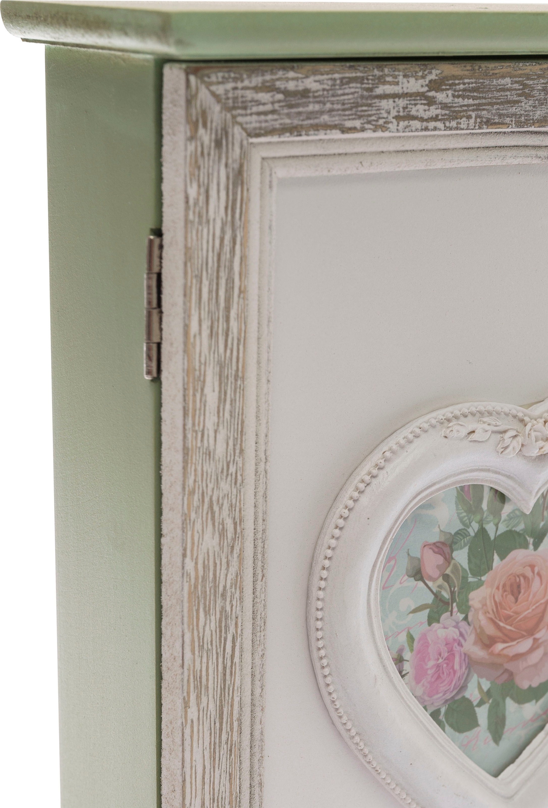 Myflair Möbel & Accessoires Schlüsselkasten »Rabi, grün/weiß«, mit 6