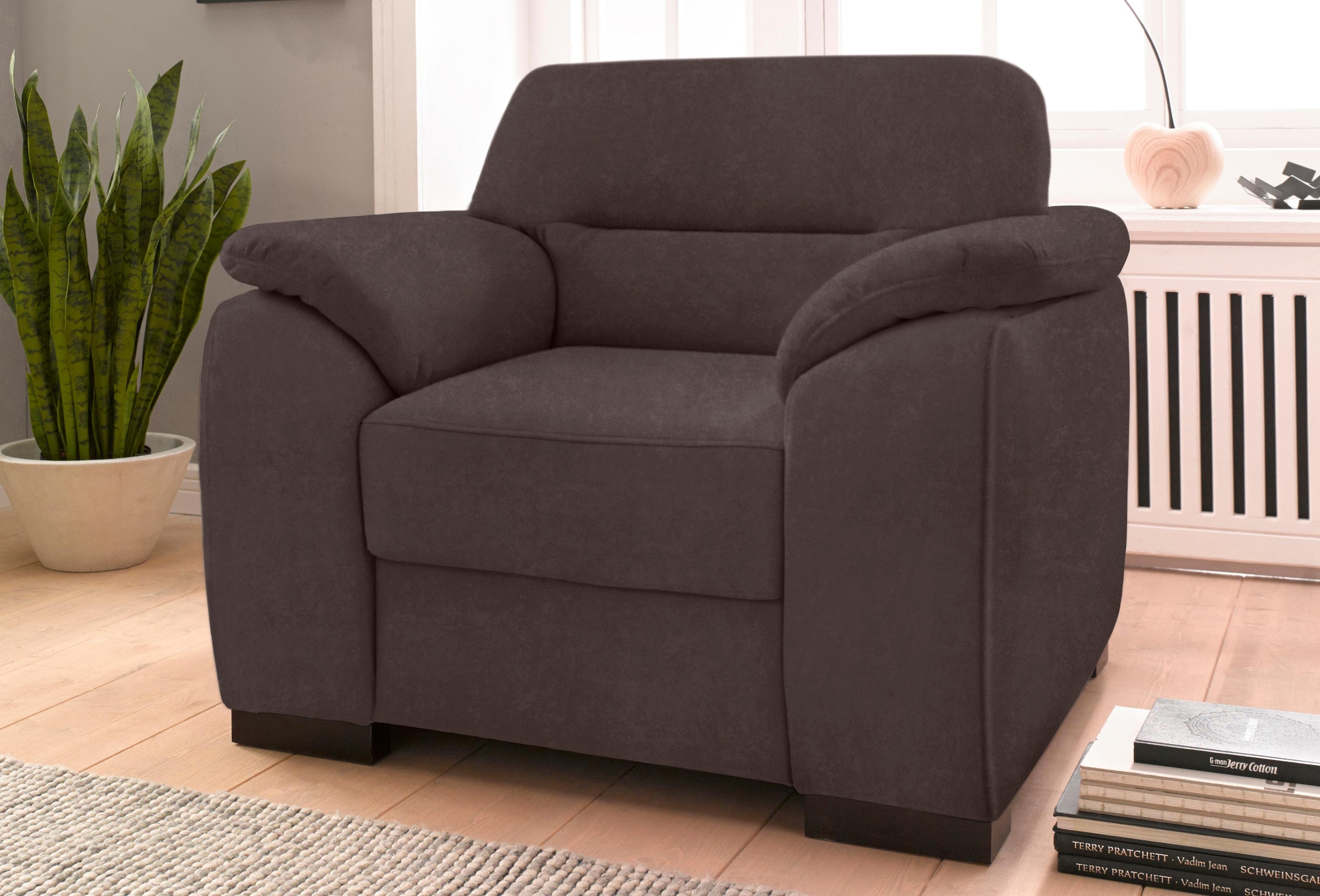 sit&more Sessel »Montego, B: 105cm« mit Federkern