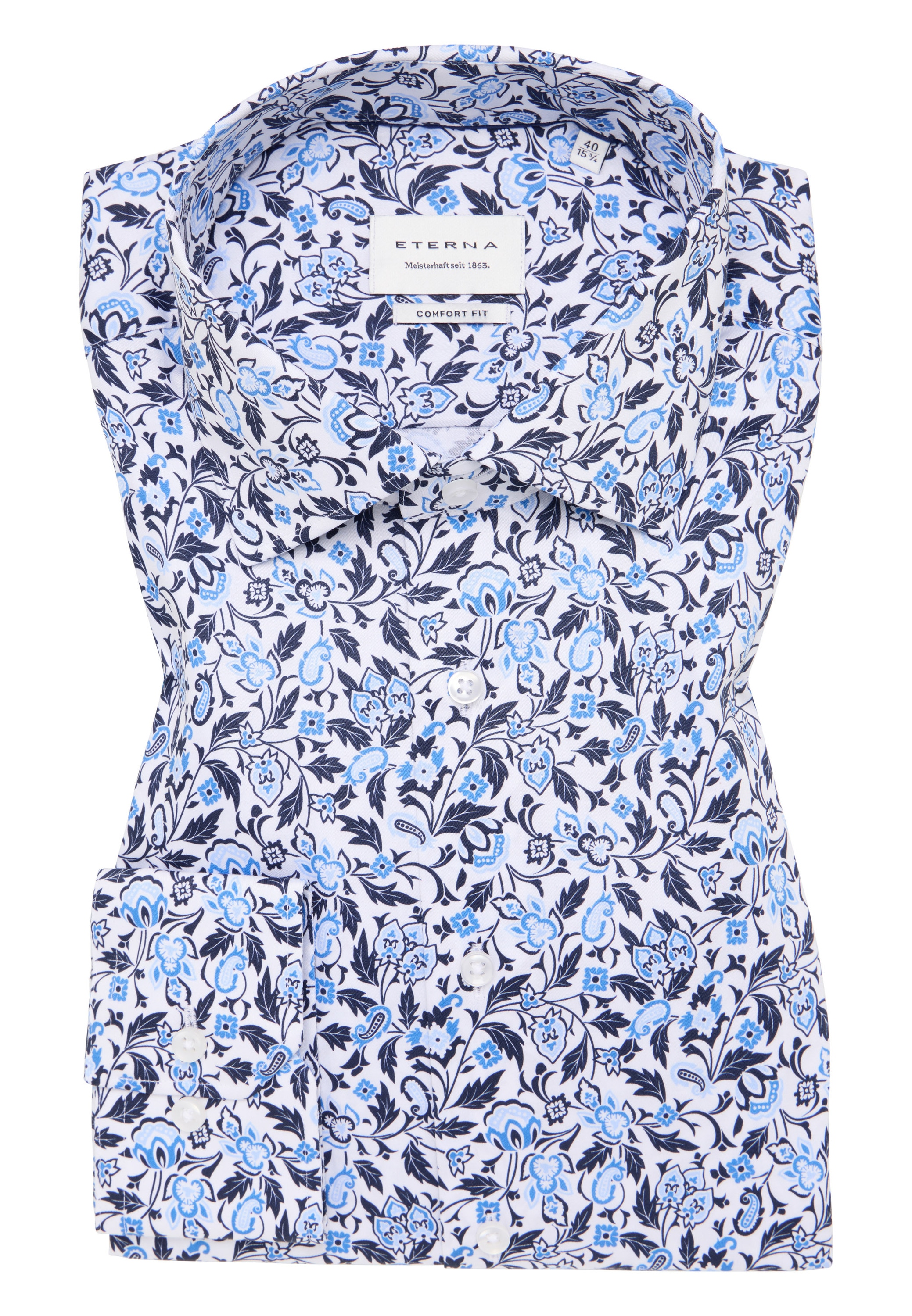 Eterna Langarmhemd »COMFORT FIT«, NON IRON (bügelfrei)