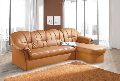 DOMO collection Ecksofa Papenburg L-Form, in großer Farbvielfalt, wahlweise mit Bettfunktion