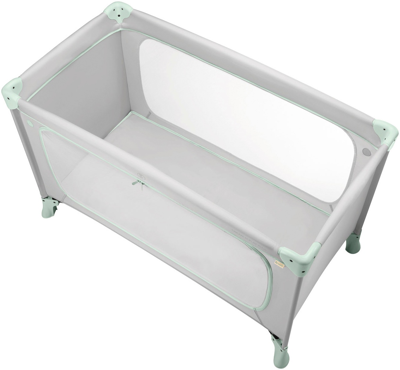 Hauck Baby-Reisebett »Dream N Play Plus, Dusty Mint«, Vorderausstieg