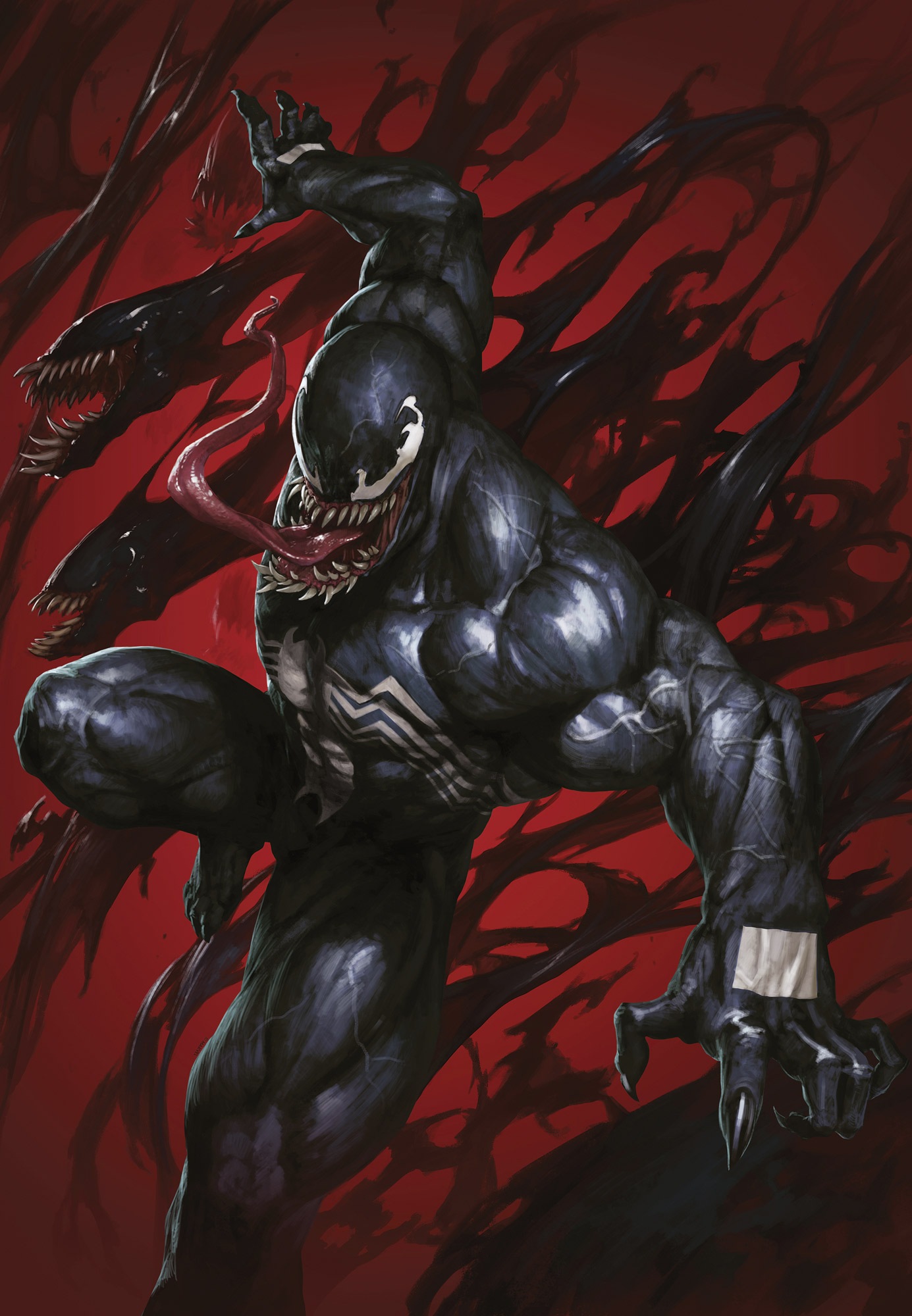 Komar Leinwandbild »Marvel Venom Symbiont Red«, Disney, (1 St.), 40 x 60 cm (Breite x Höhe) - Kinderzimmer, Dekoration