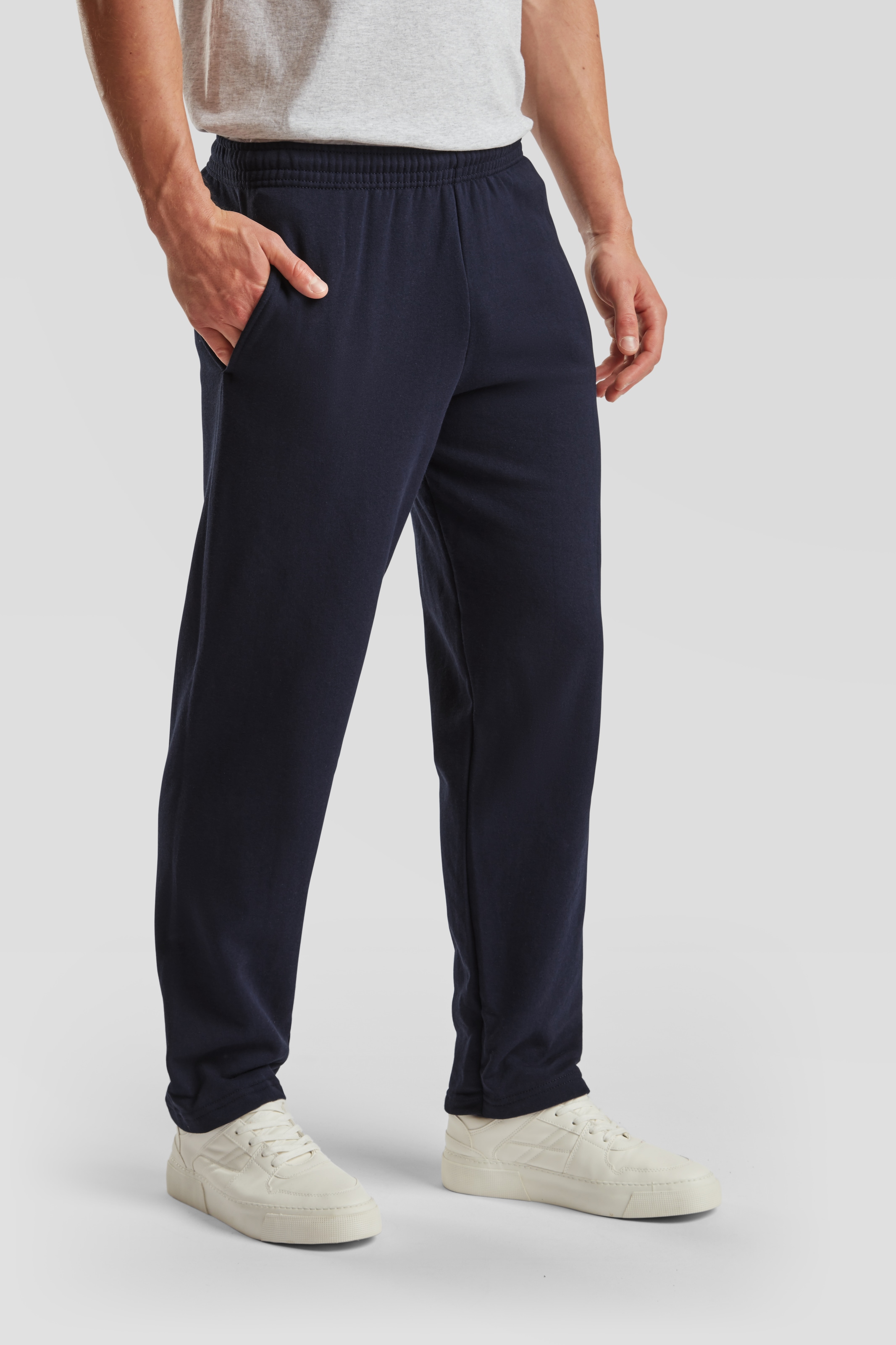 Fruit of the Loom Sweathose  Jogger mit offenem Beinabschluss