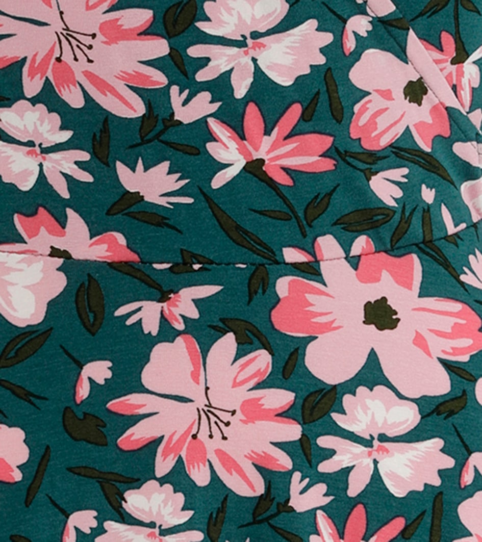 Aniston CASUAL Sommerkleid, mit malerischen Blumendruck - jedes Teil ein Unikat - NEUE KOLLEKTION